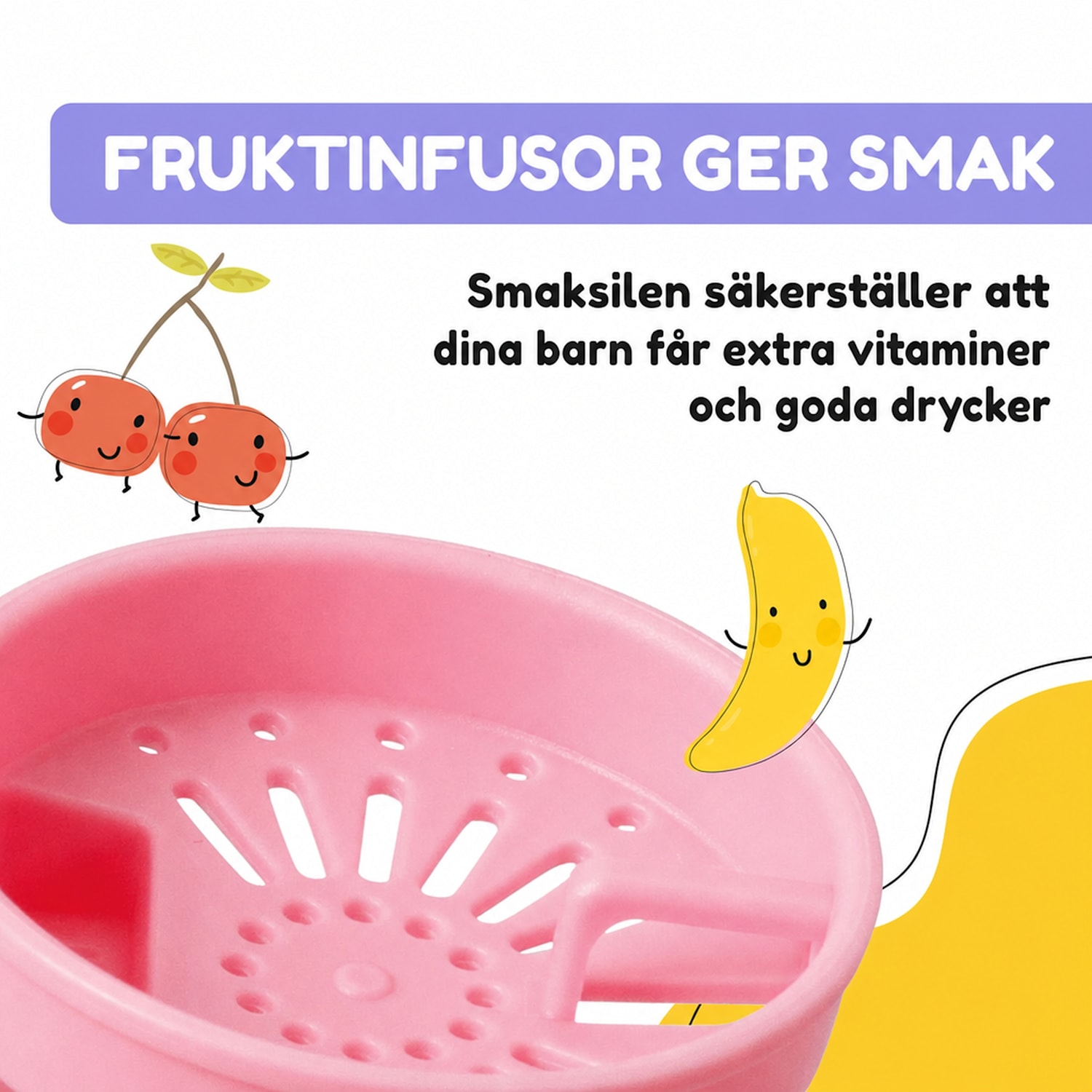 schmatzfatz Wakaba-drickflaska | 350 ml | Tritan | bärrem | BPA-fri 350 ml | Godisrosa