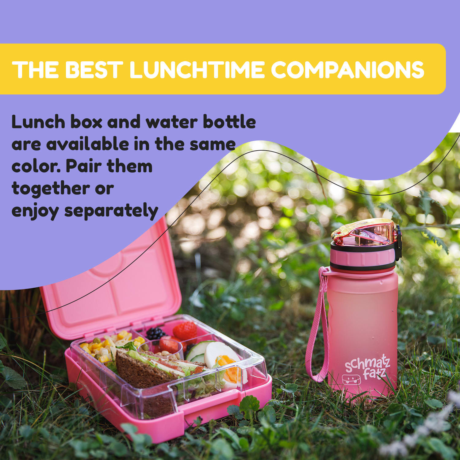 Schmatzfatz, sticlă de băut, sticlă sport, 350 ml, 18 cm, Tritan 350 ml | Roz Candy