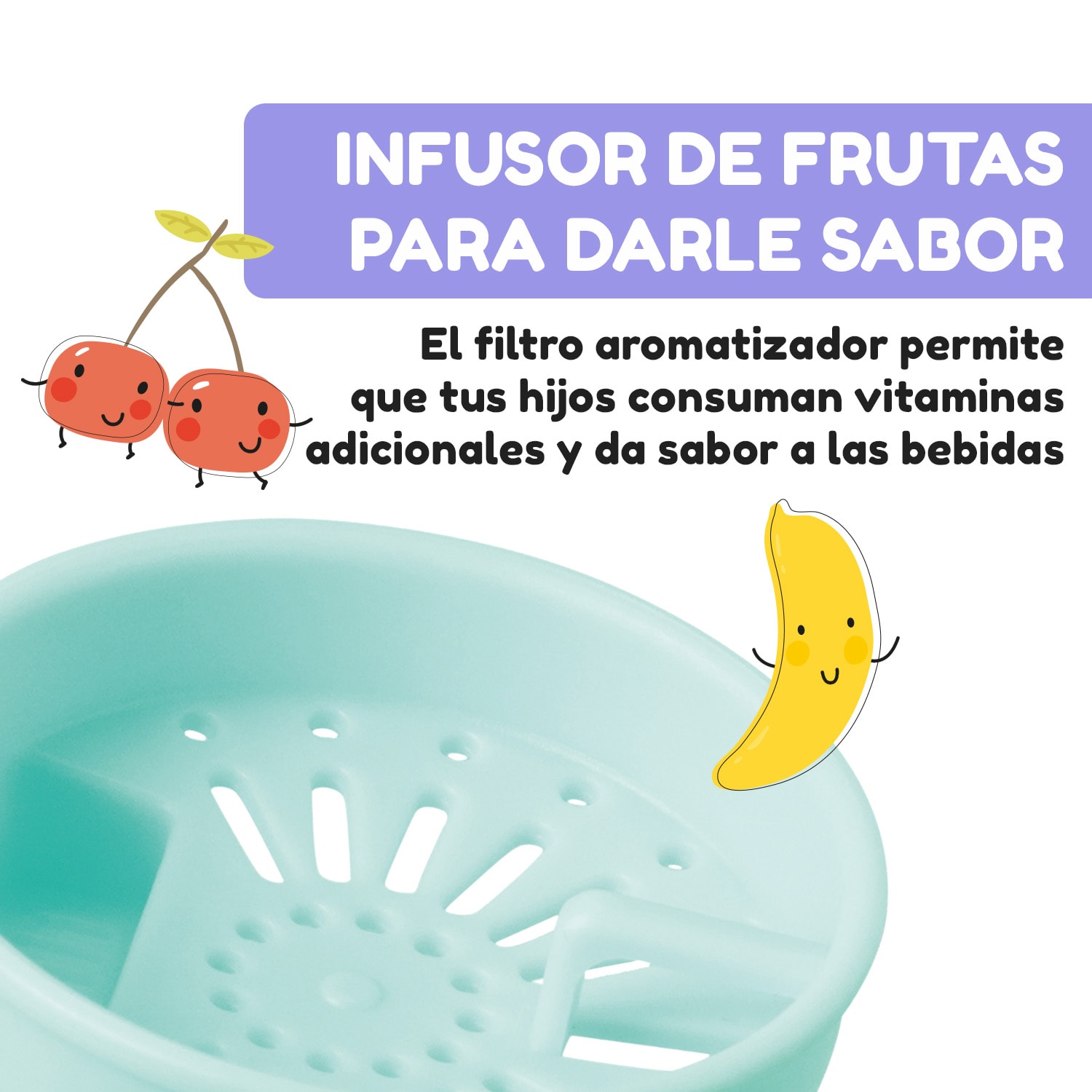 schmatzfatz botella deportiva 350 ml 24 cm Tritan 350 ml | Aguamarina