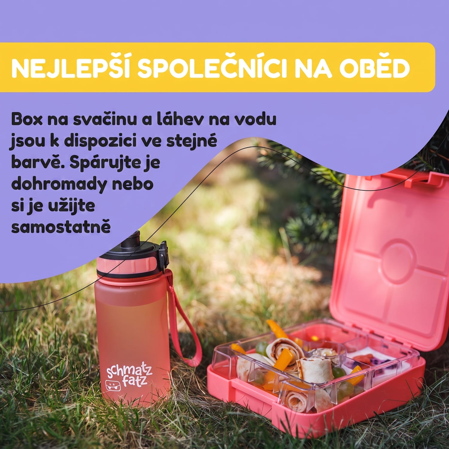 Schmatzfatz, láhev na pití, sportovní lahev, 350ml, 18cm, Tritan 350 ml | Korálově růžová