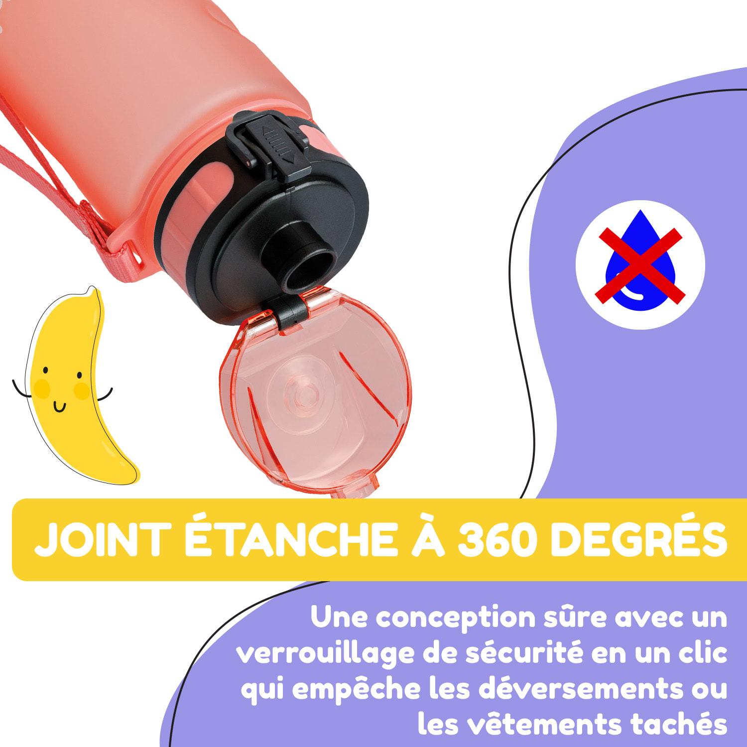 schmatzfatz drinkfles sportfles 350 ml 18 cm Tritan 