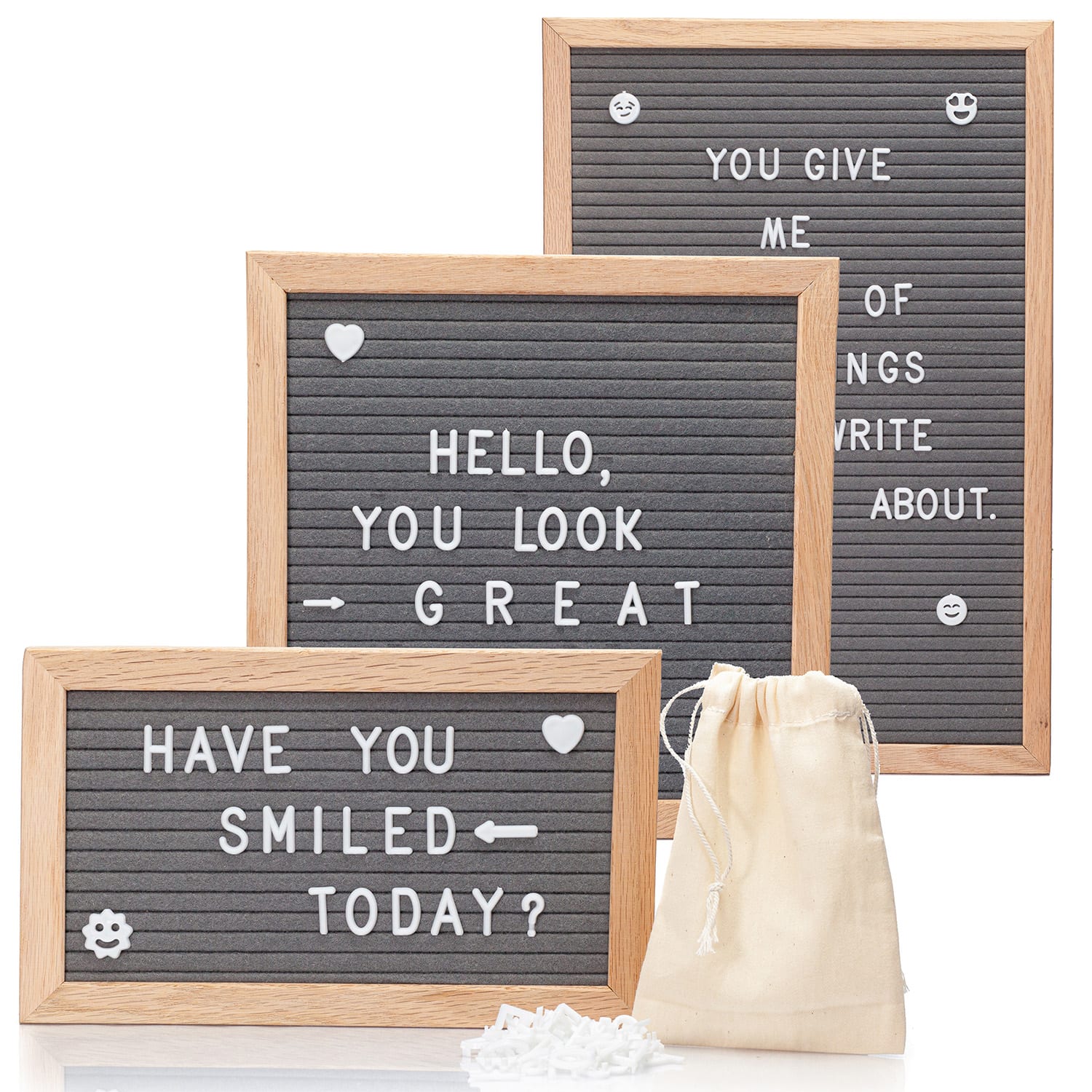 Letterbord 30 x 45 cm 340 letters & symbolen ophangvoorziening 30 x 45 cm | Donkergrijs