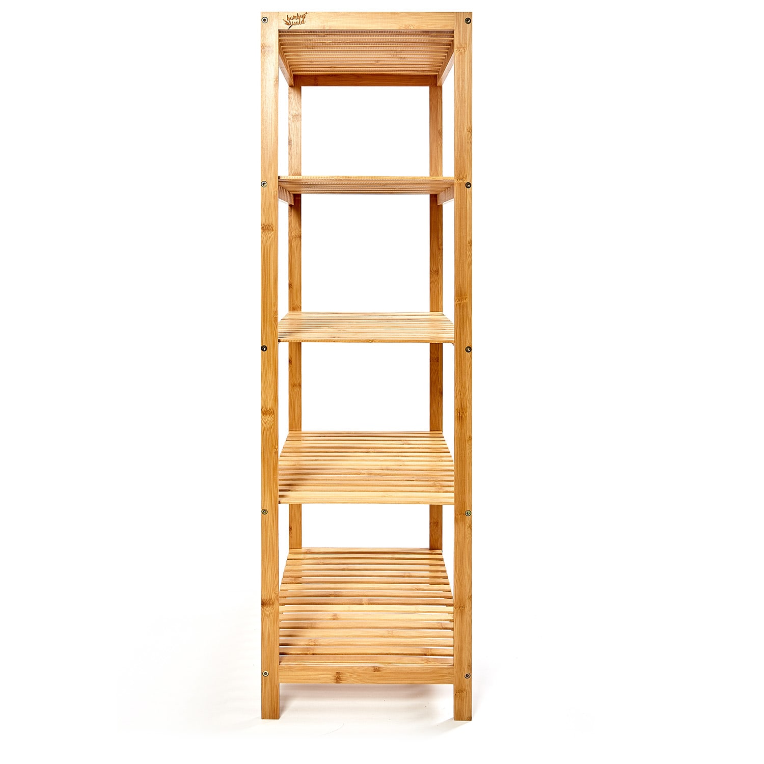 Étagère multifonctionnelle 5 niveaux 60x117,5x35cm (LxHxP) bambou 