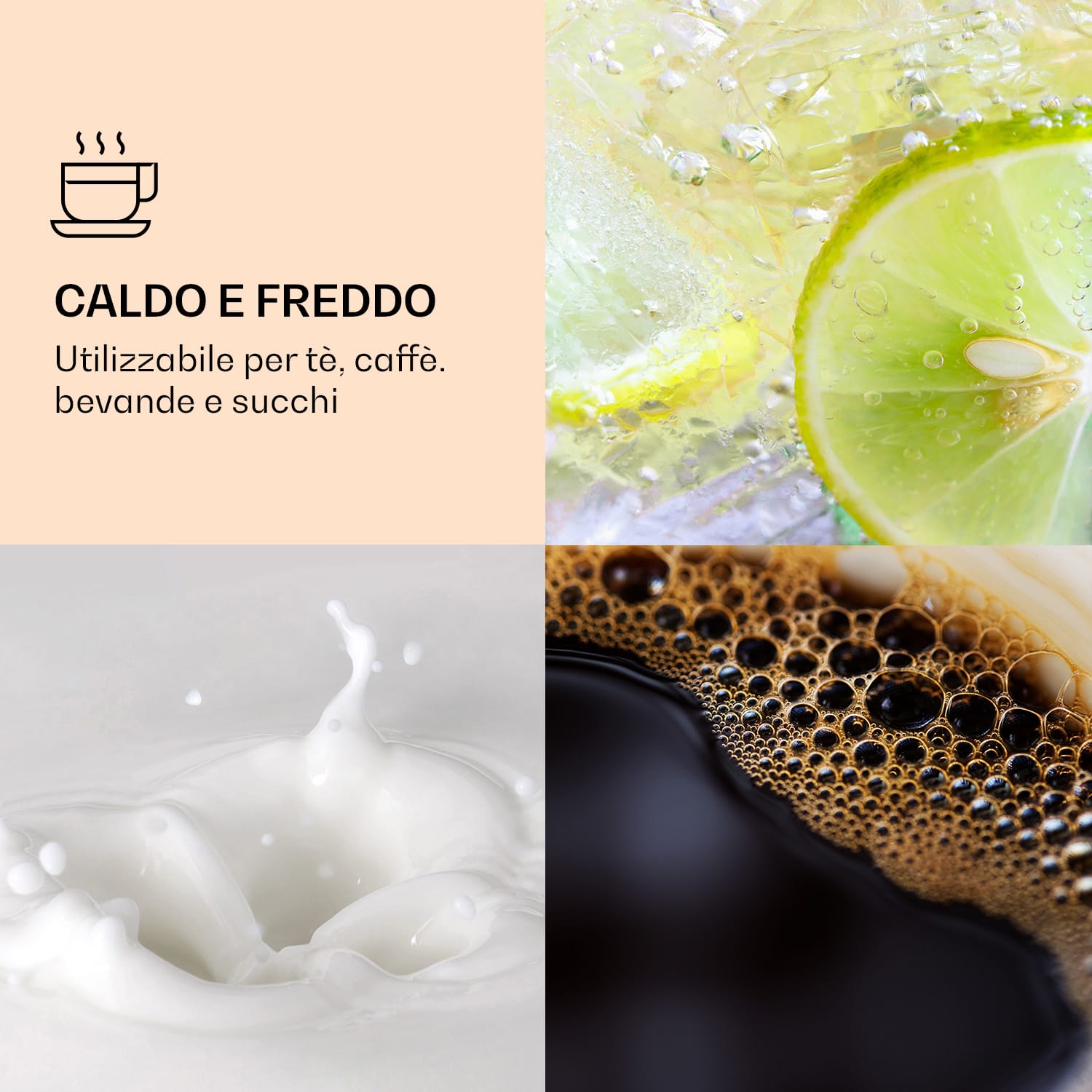 Caraffa in pyrex resistente al calore con coperchio in bambù 