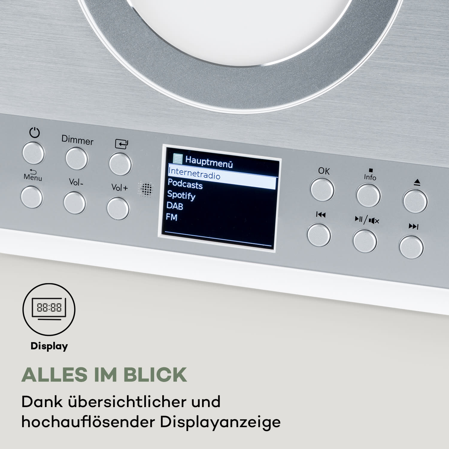 Silver Star CD-HiFi-Receiver Verstärker Internet/DAB+/FM-Radio CD-Player WiFi 