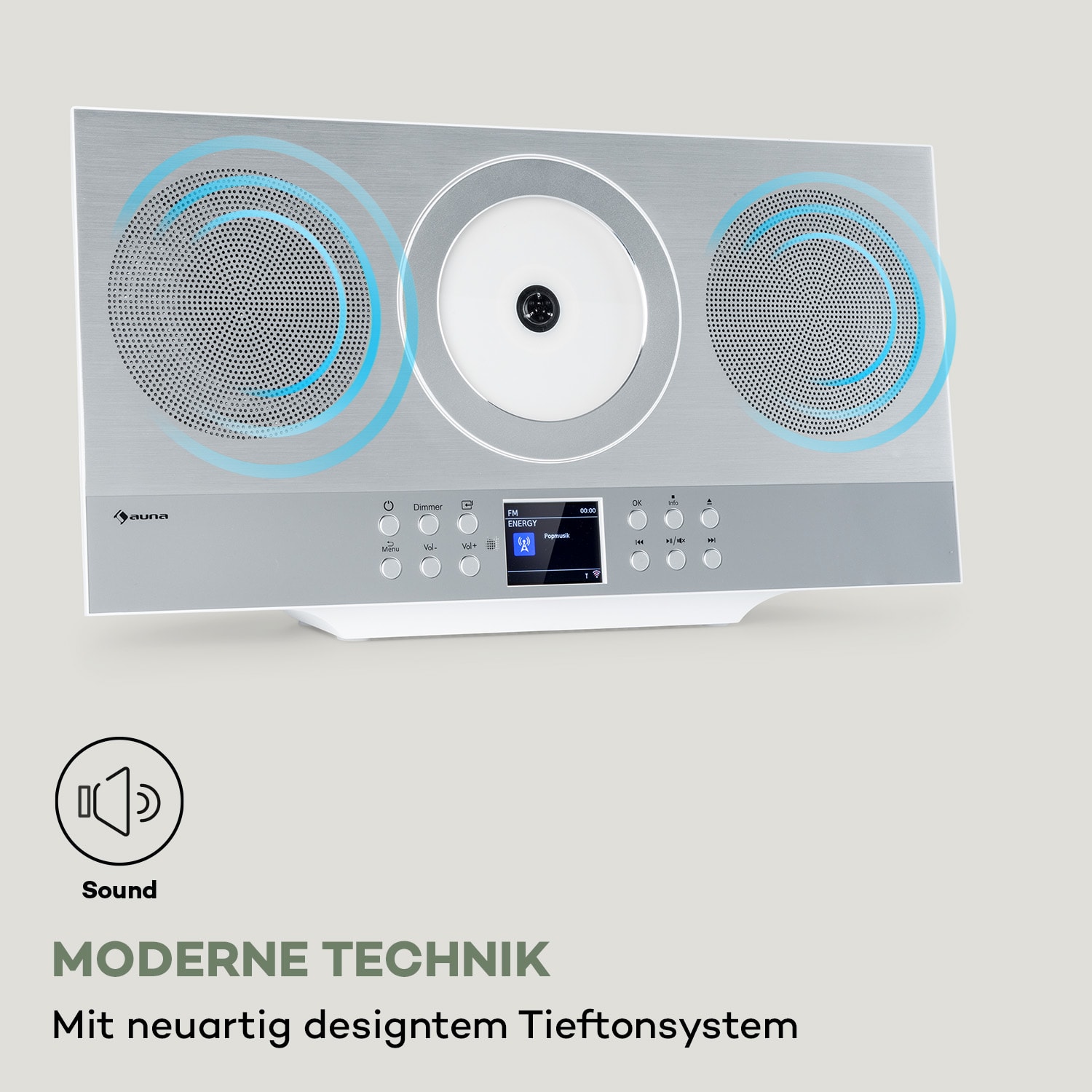 Silver Star CD-HiFi-Receiver Verstärker Internet/DAB+/FM-Radio CD-Player WiFi 