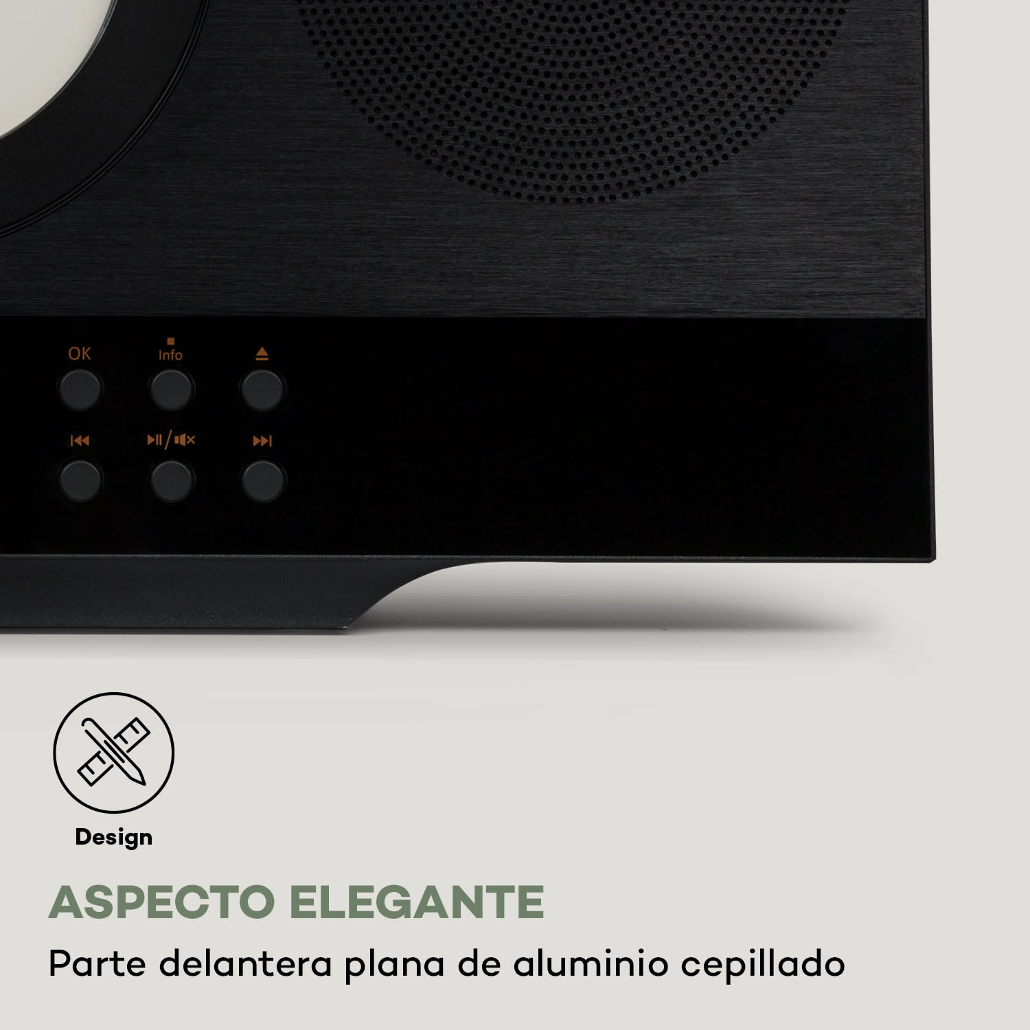 Silver Star Swing Equipo estéreo vertical de CD y alta fidelidad amplificador con radio por Internet/DAB+/FM reproductor de CD WiFi 