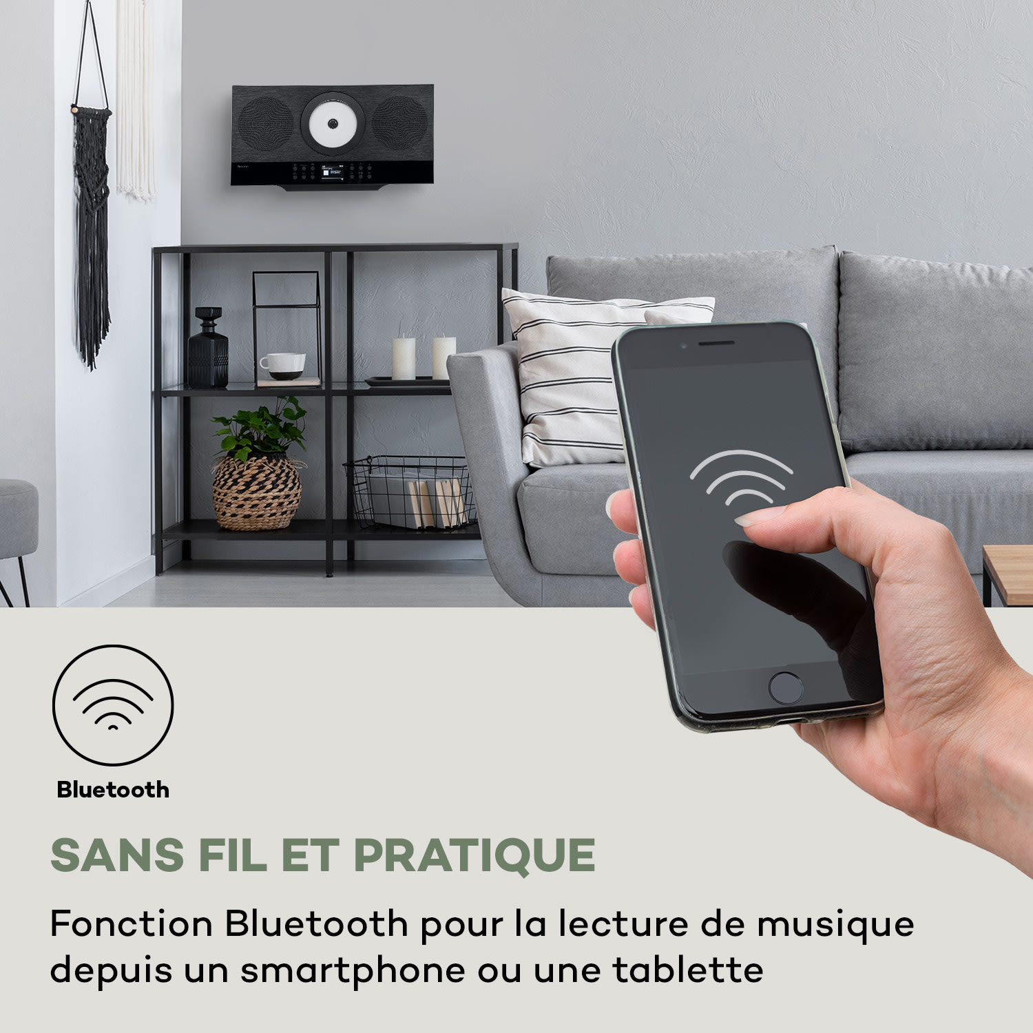 Silver Star CD HiFi Amplificateur Récepteur radio Internet/DAB+/FM lecteur CD WiFi 