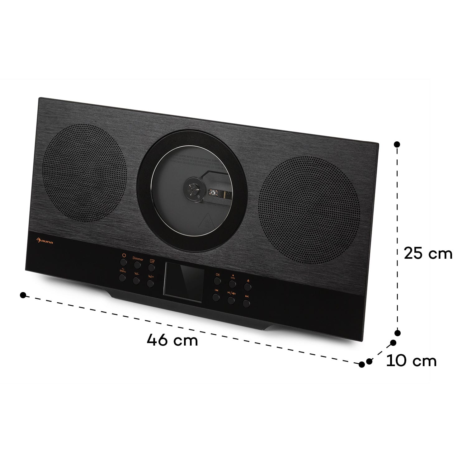 Silver Star Swing, vertikální stereo systém, CD-HiFi-přijímač, zesilovač, internetové/DAB+/FM rádio, CD přehrávač, WiFi