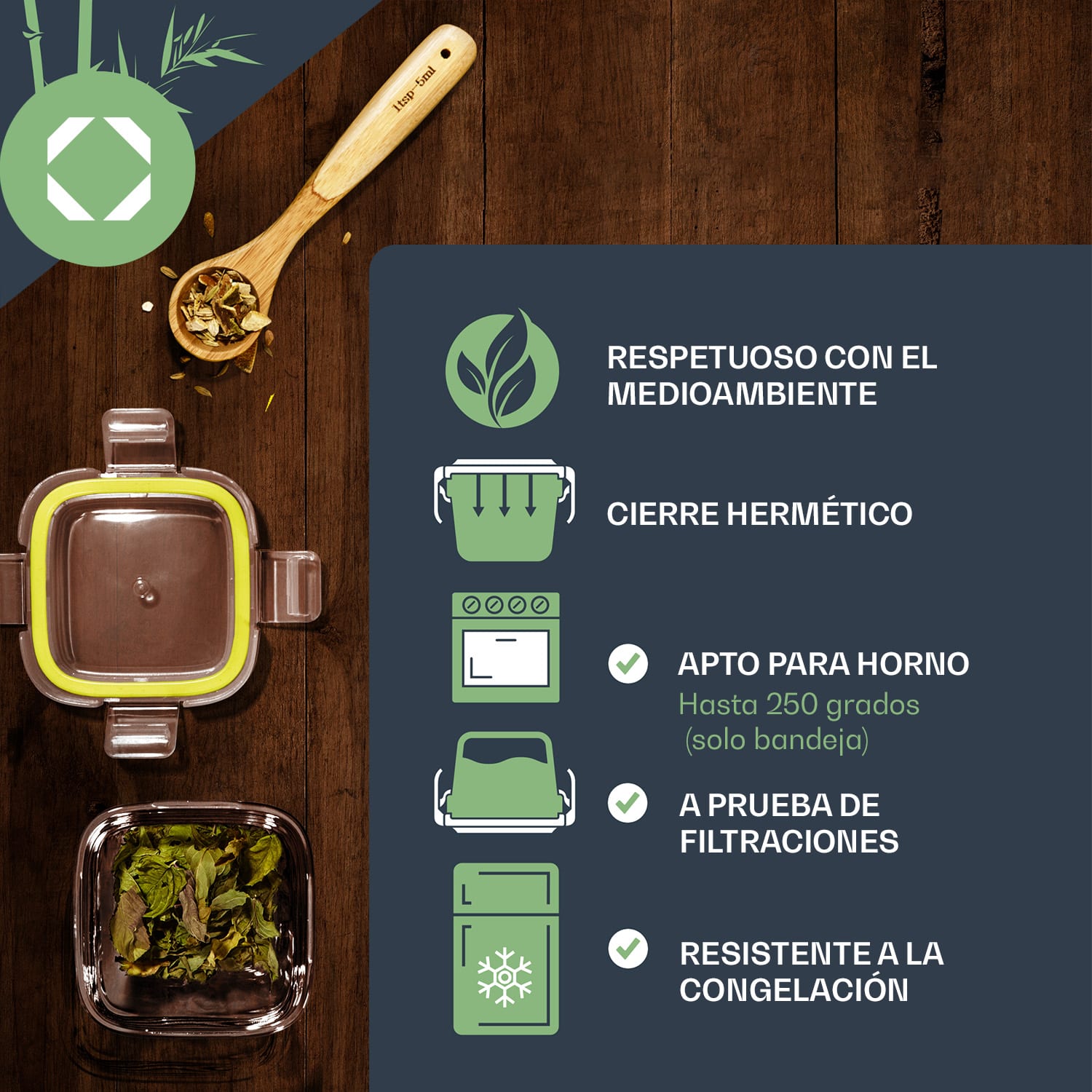Juego de 6 minicajas de conservación de alimentos de 160 ml, aptas para el lavavajillas y a prueba de fugas 