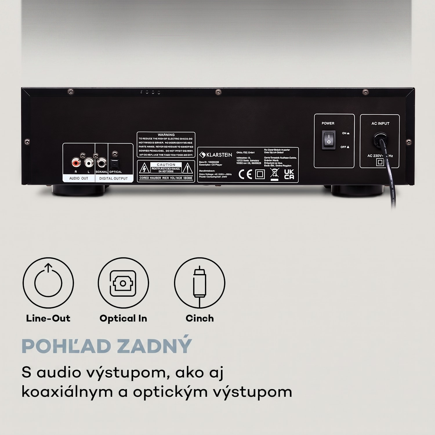 CD-1000 DG, CD Prehrávač, USB, MP3, diaľkové ovládanie, LED displej, hliník Čierna