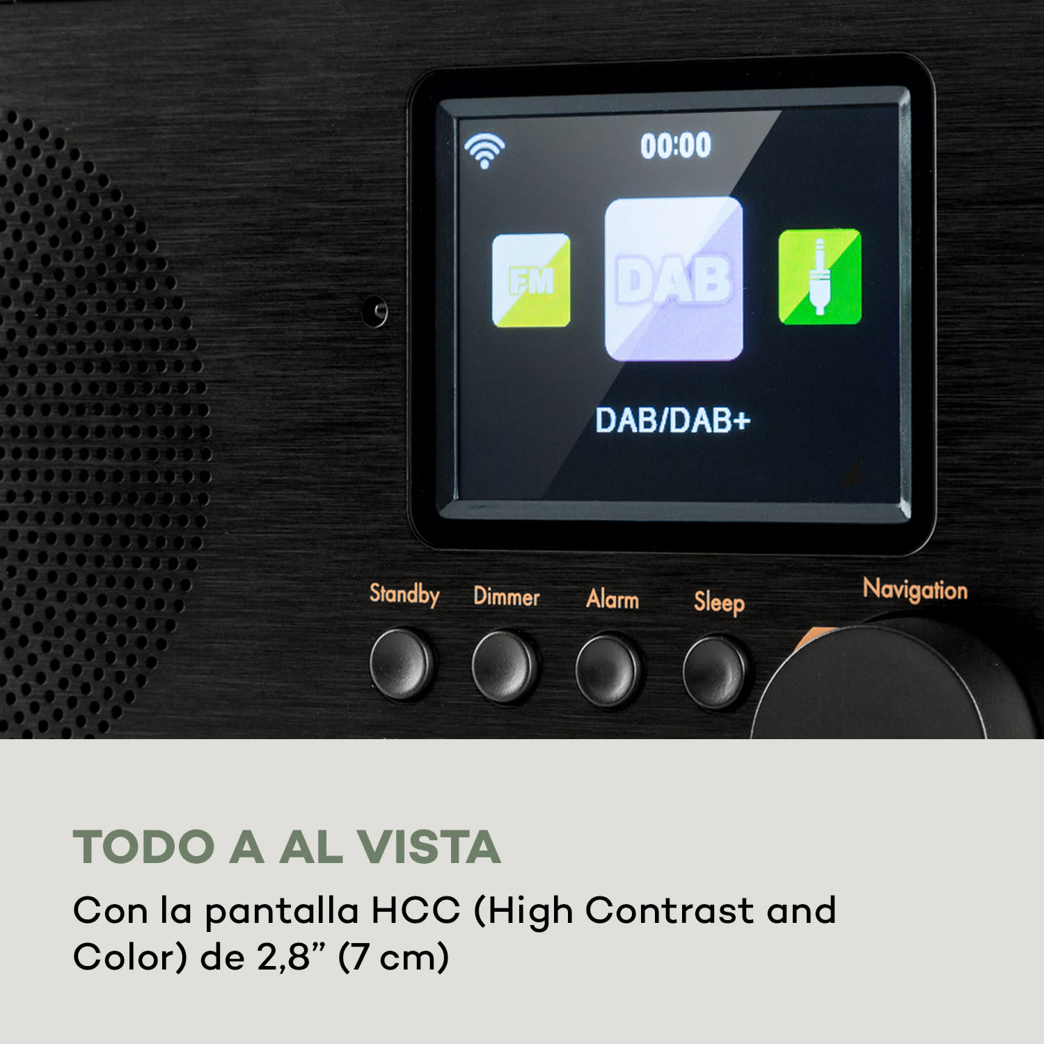 Silver Star Stereo Radio con internet/DAB+/FM BT USB y control por aplicación 