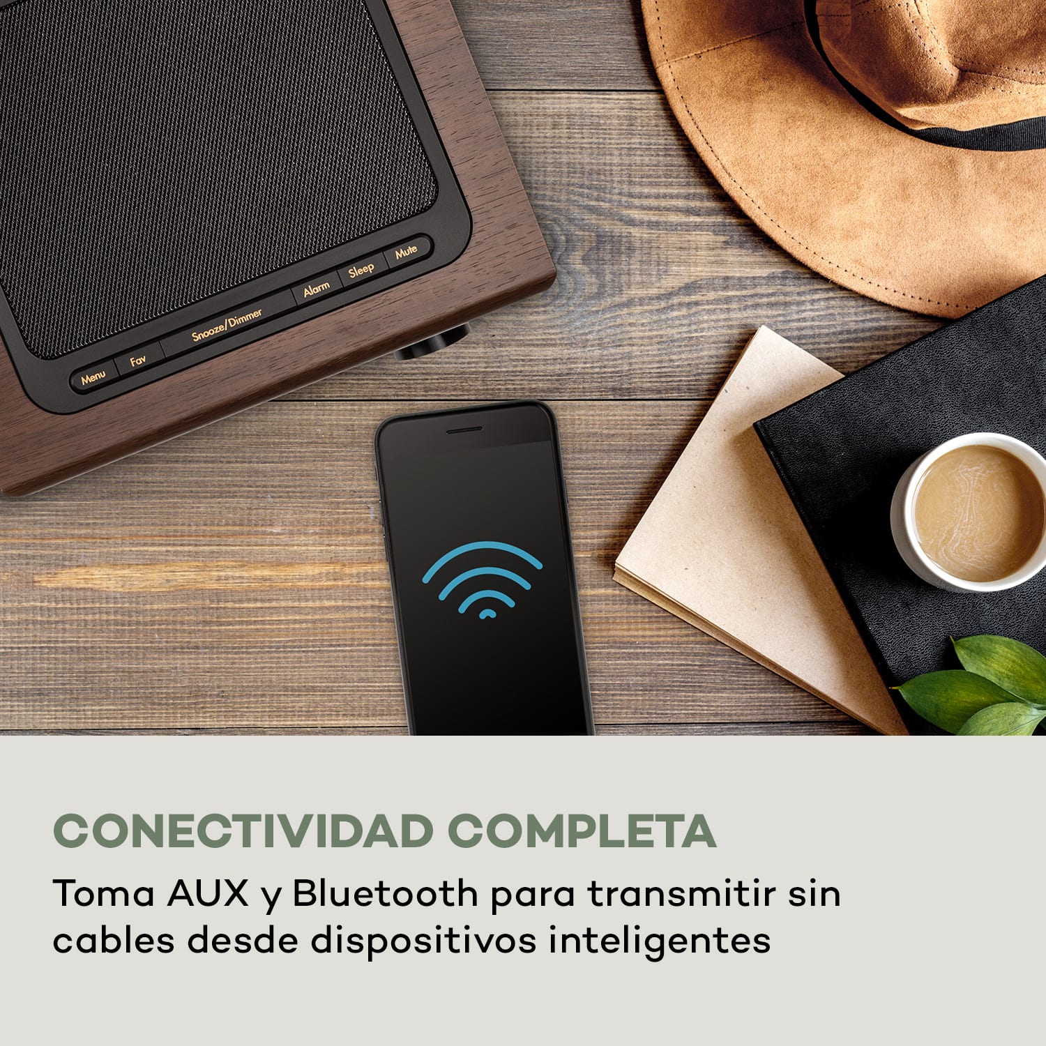 Radio Silver Star CD Cube Bluetooth HCC Display negro