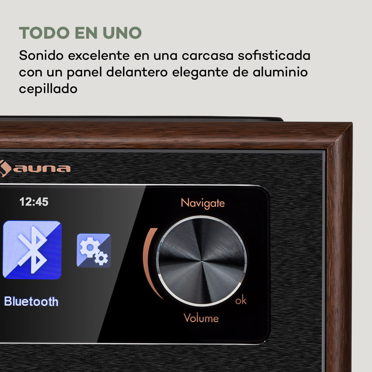 Radio Silver Star CD Cube Bluetooth HCC Display negro