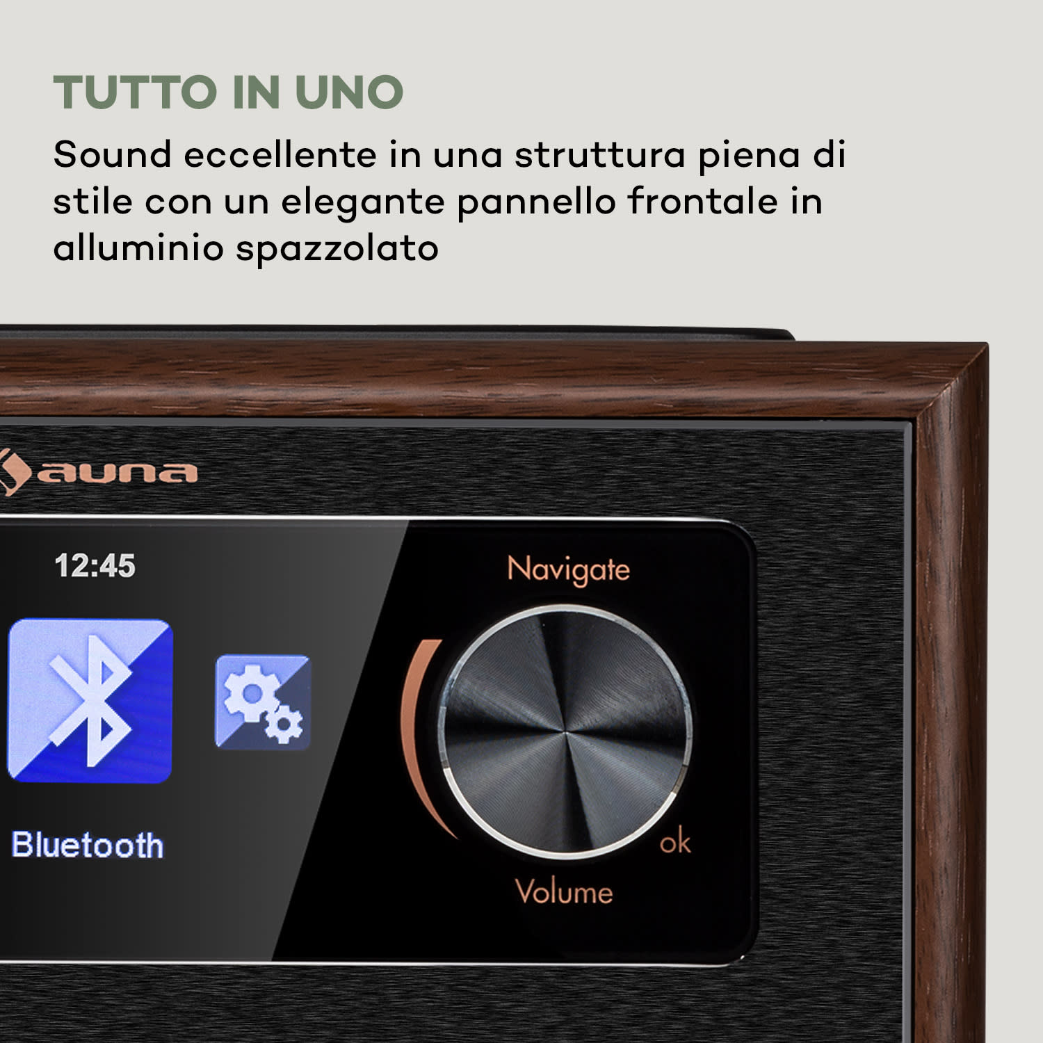 Silver Star CD Cube Radio Bluetooth HCC Display nero 