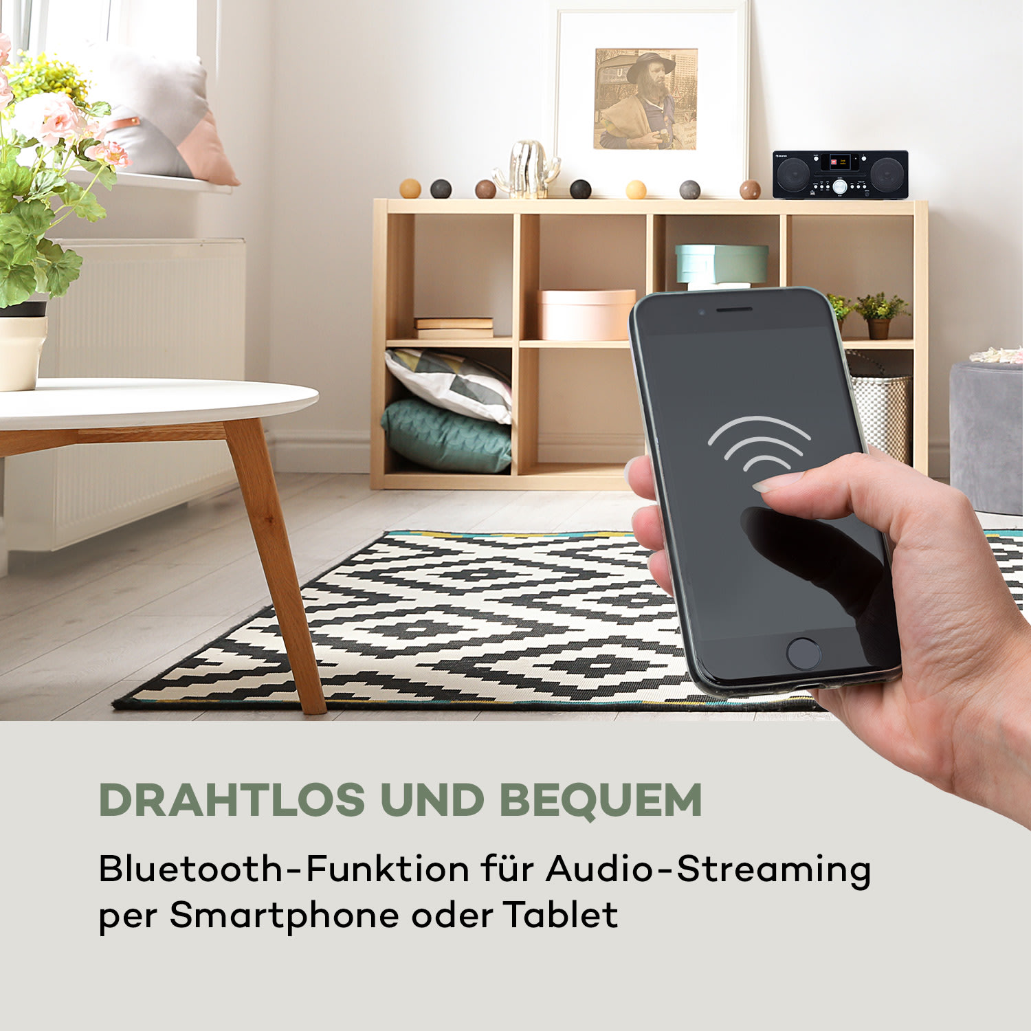 Harvard Kompaktanlage Internet-/DAB+/UKW-Radio CD-Player Bluetooth 