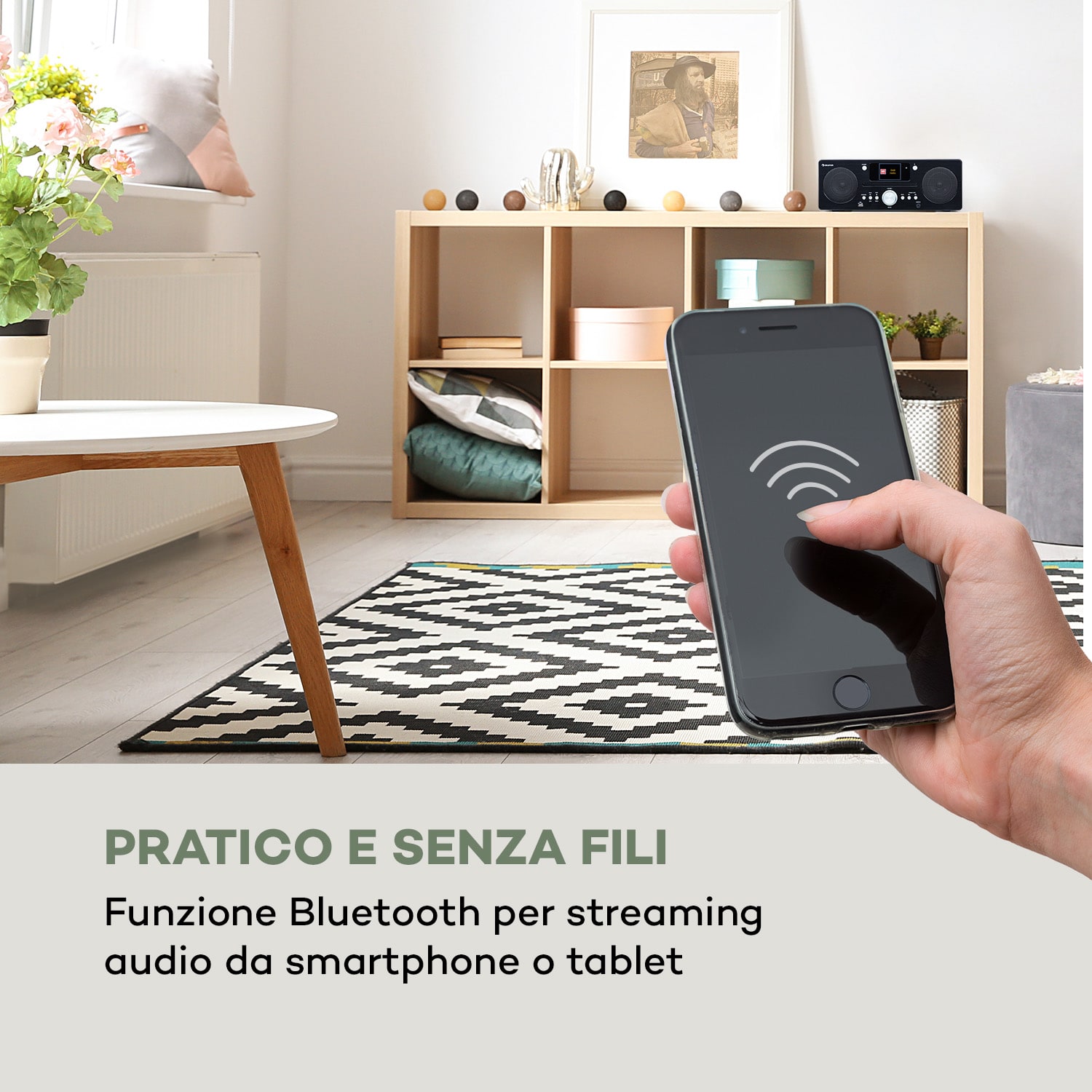 Harvard - Impianto compatto, radio web/DAB+/FM, lettore CD, Bluetooth 