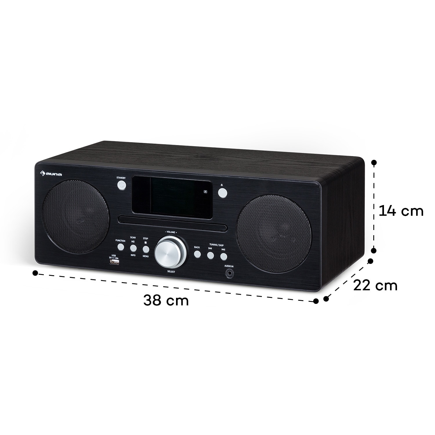 Harvard Equipo de música radio con internet/DAB+/FM, reproductor de CD y Bluetooth 