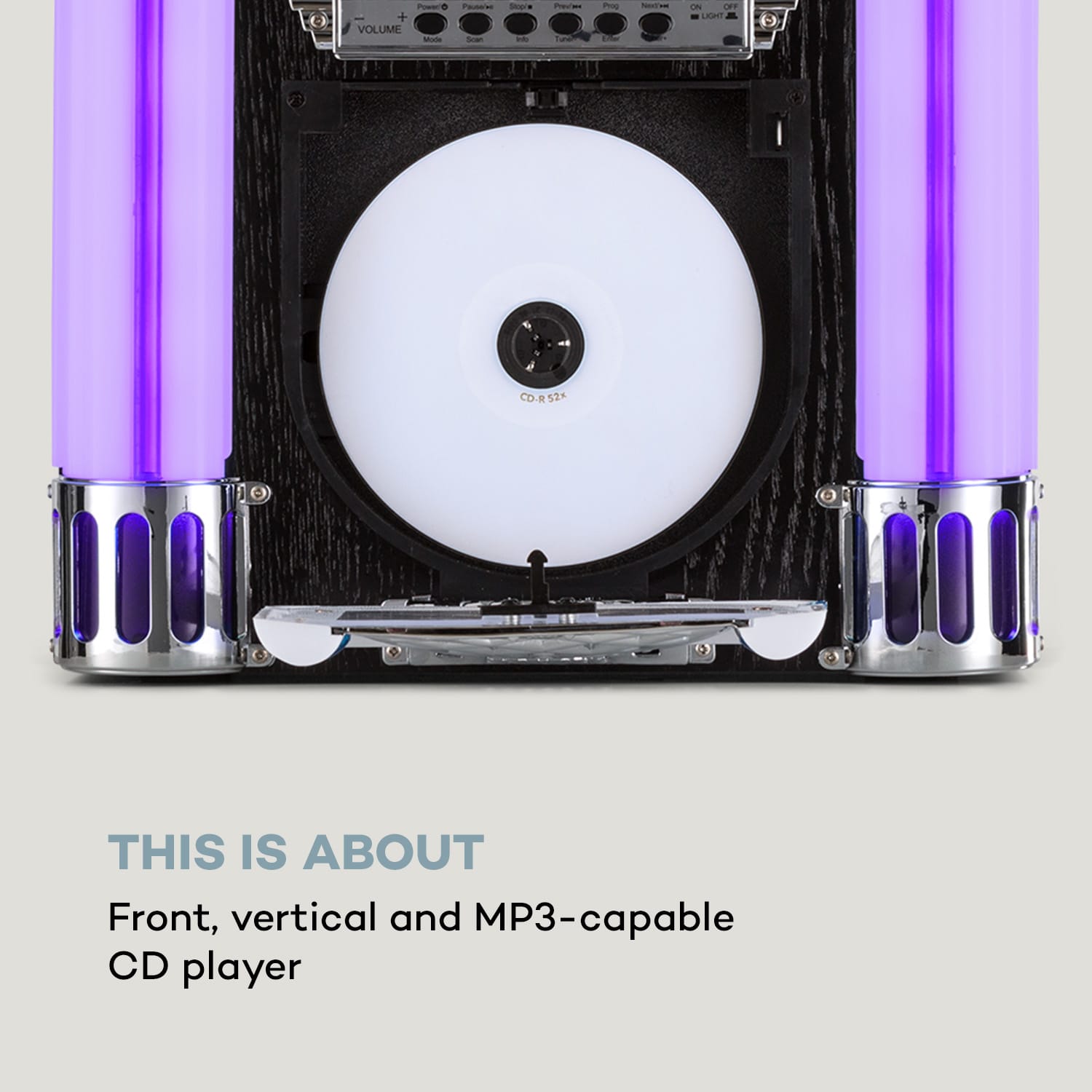 Arizona DAB+ jukebox, BT, DAB+/FM-radio, USB, SD, MP3, cd-speler 