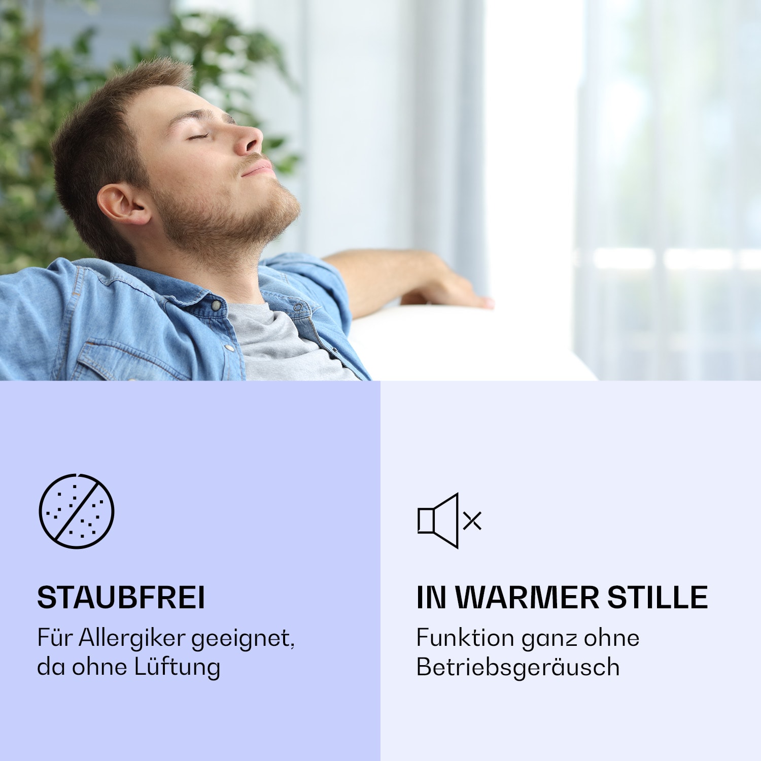 Radiateur infrarouge de plafond Wondersky lot de 2 350 W 60 x 6,5 x 60 cm (LxHxP) IP44 350 W | Panneau double