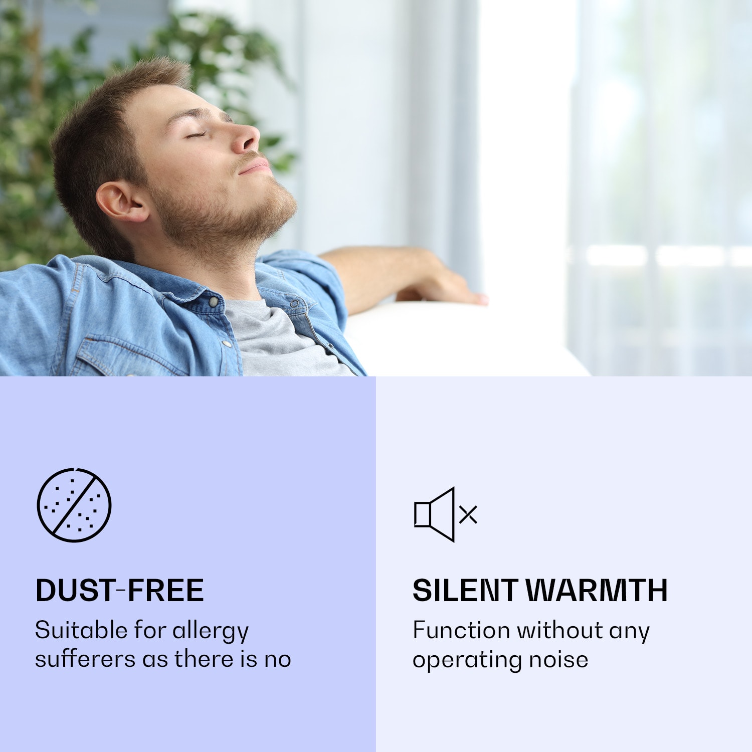 Wondersky, infračervený stropný ohrievač, súprava 2 ohrievačov, 60 x 6,5 x 60 cm (Š x V x H), 350 W, IP44 350 W | Dvojpanel