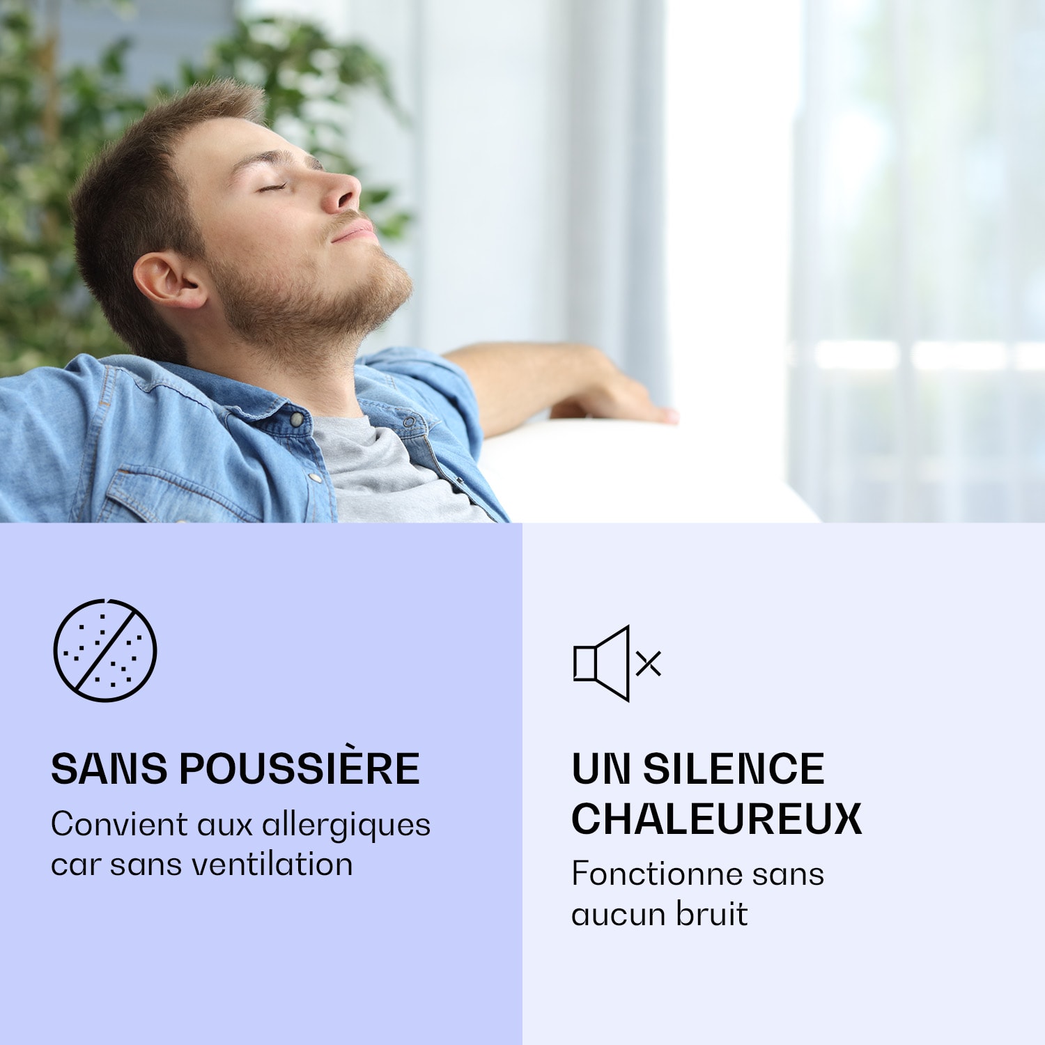 Radiateur infrarouge de plafond Wondersky lot de 2 700 W 60 x 6 x 120 cm (LxHxP)  IP44 700 W | Panneau double