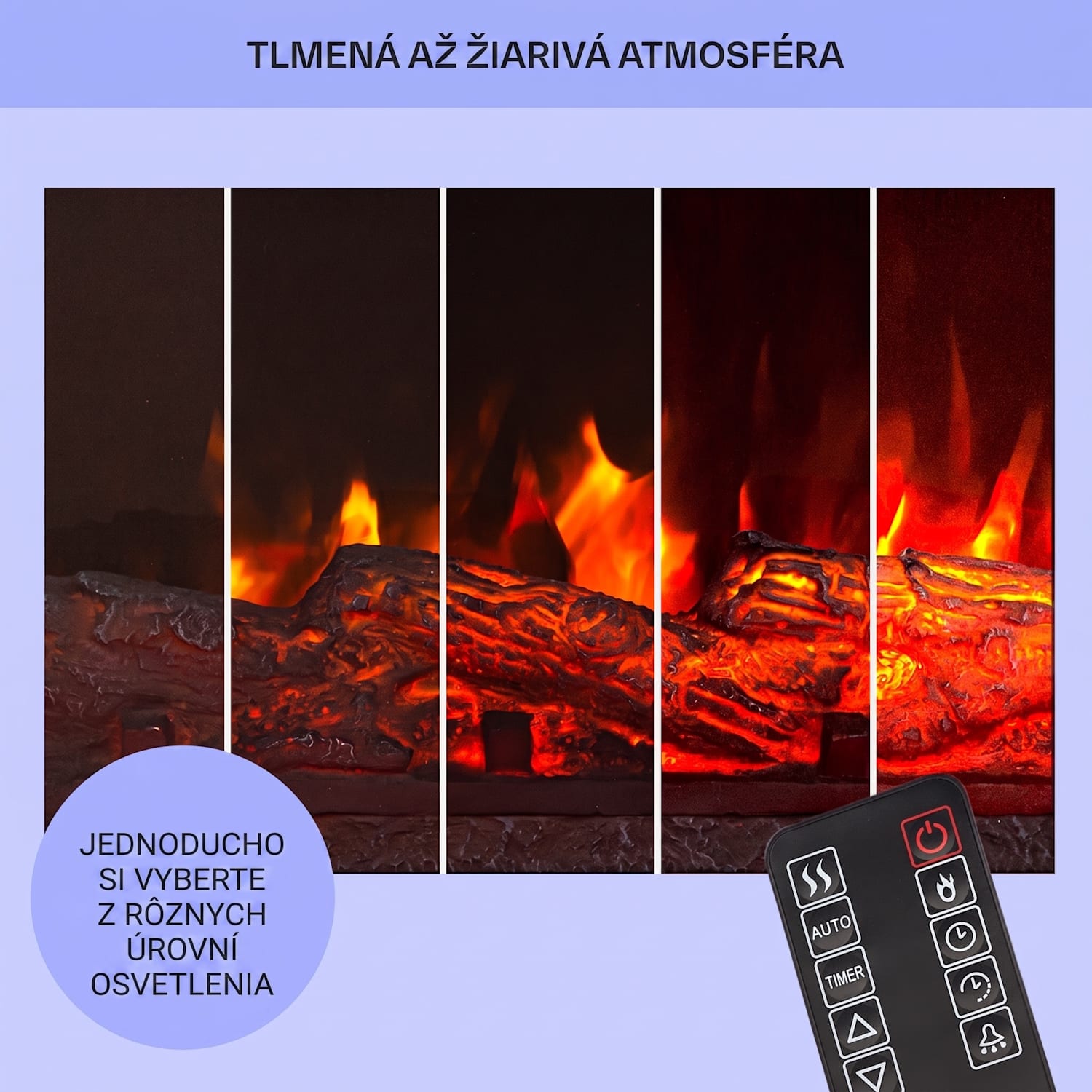 Studio Light & Fire 1 Smart, krb, 1000/2000 W, MDF, WiFi Control 