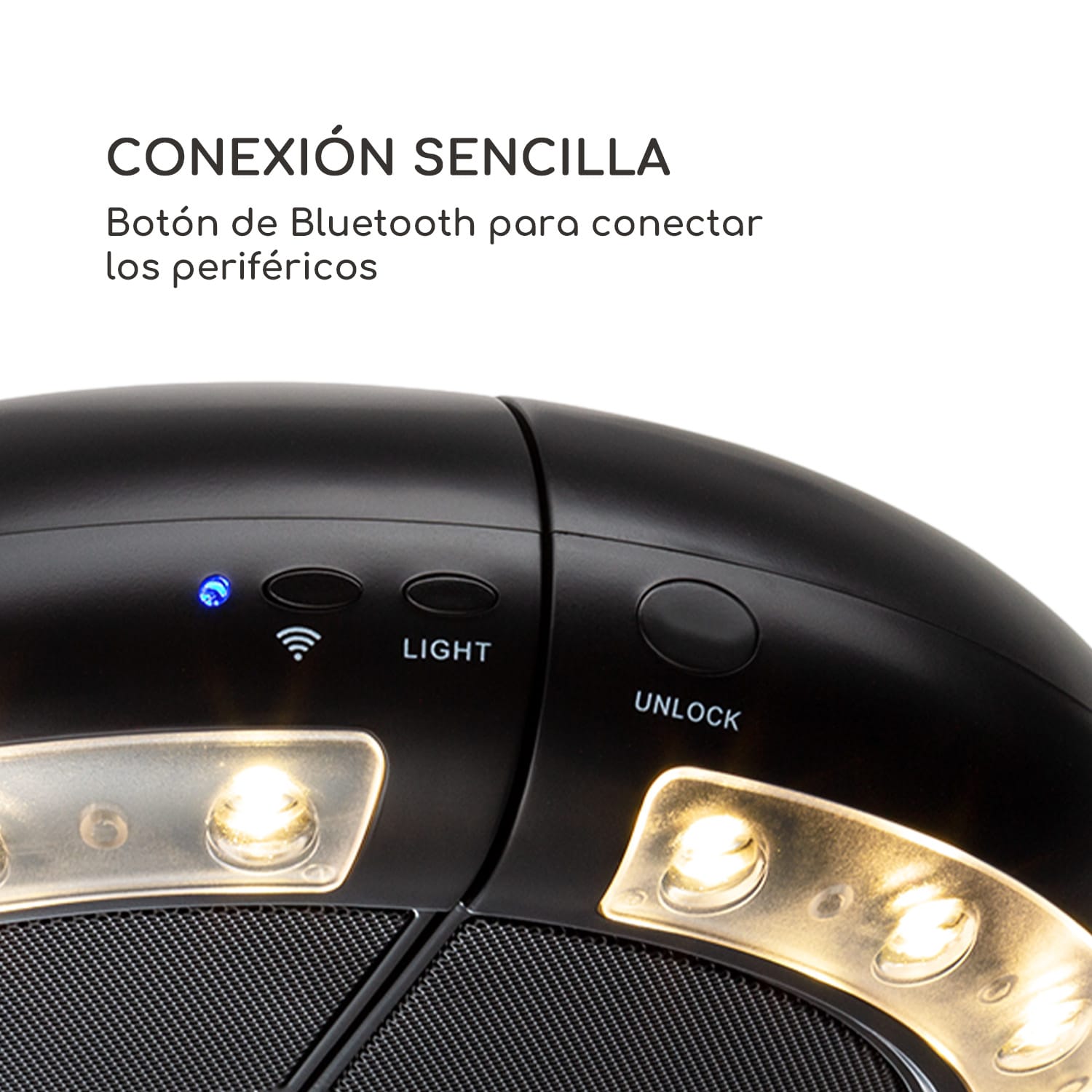 St. Tropez Altavoz con iluminación y bluetooth para sombrilla LEed atería recargable