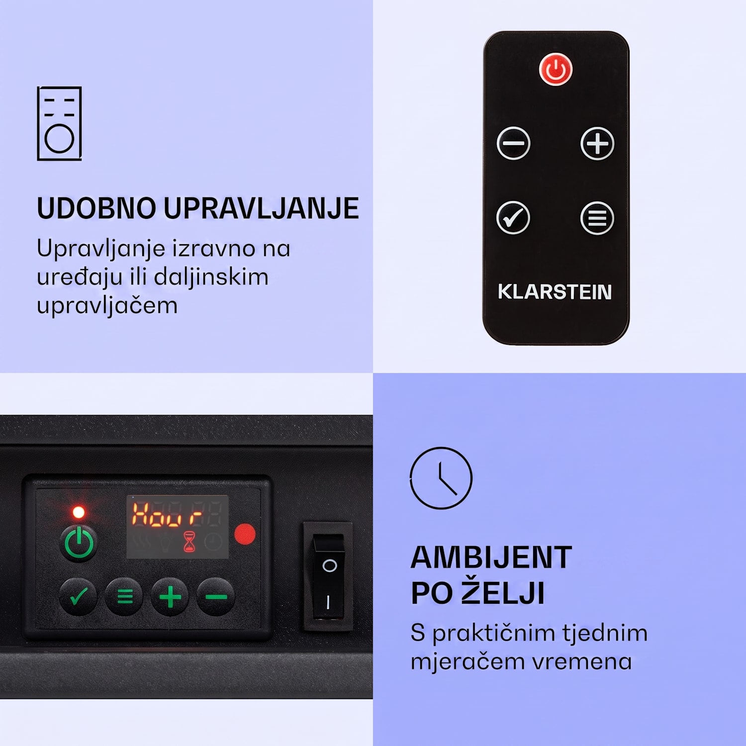Beerenberg Električni kamin 1800 W Funkcija grijanja 10 do 30 °C Daljinski upravljač Tamno Smeđa