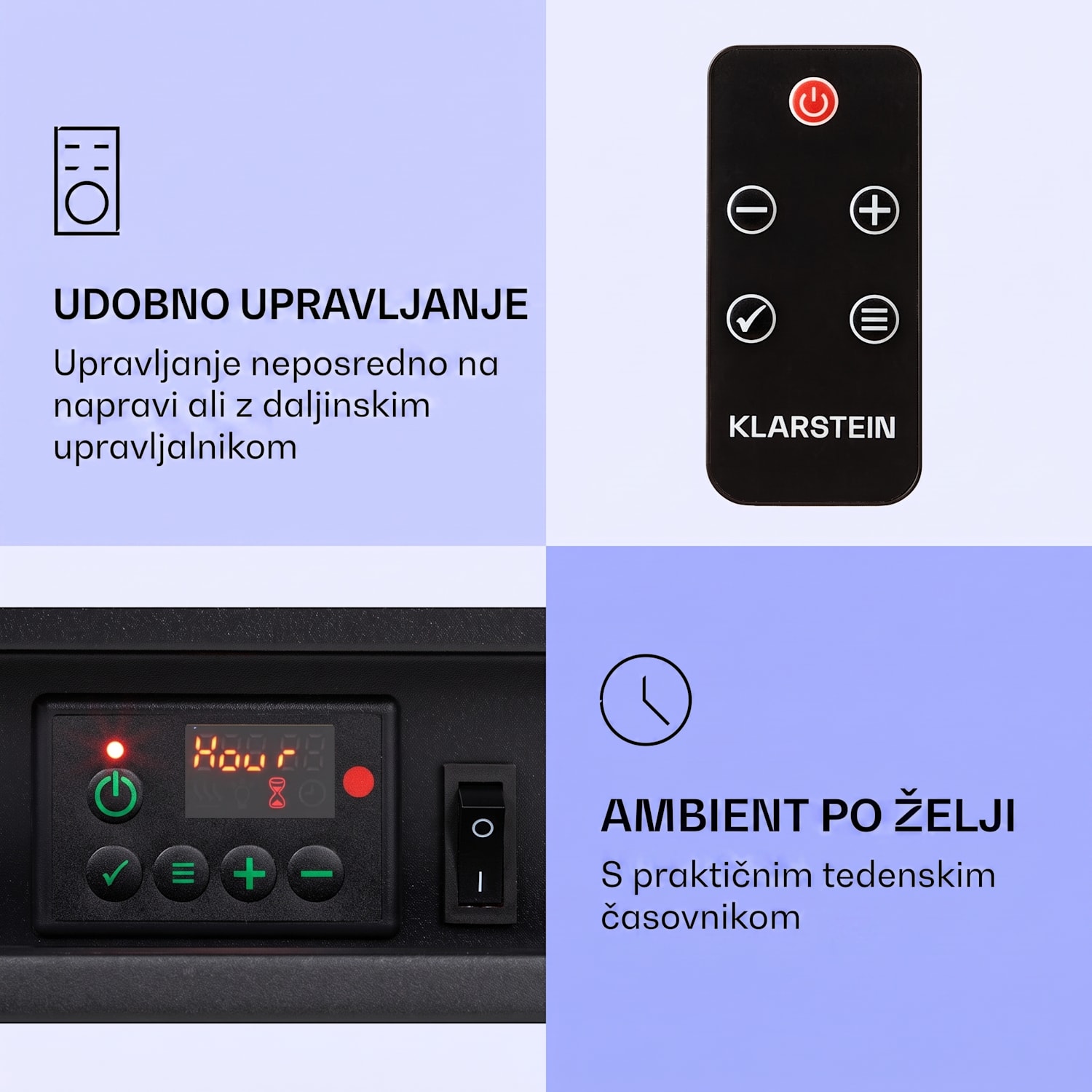 Beerenberg Električni kamin 1800 W Funkcija ogrevanja 10 do 30 °C Daljinski upravljalnik Temno Rjava