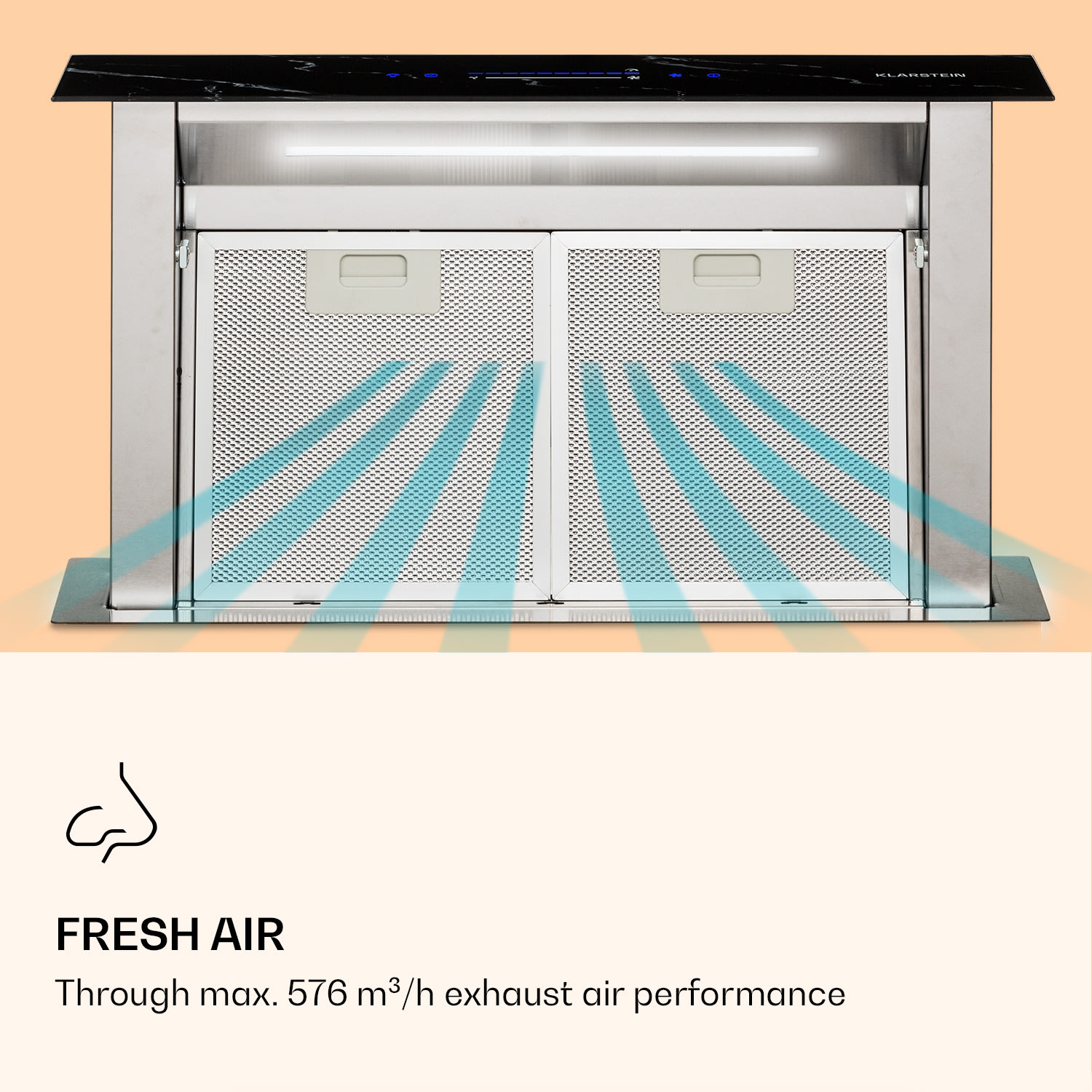 Royal Flush Eco, páraelszívó, 60 cm, 576 m³/ó, A+ 