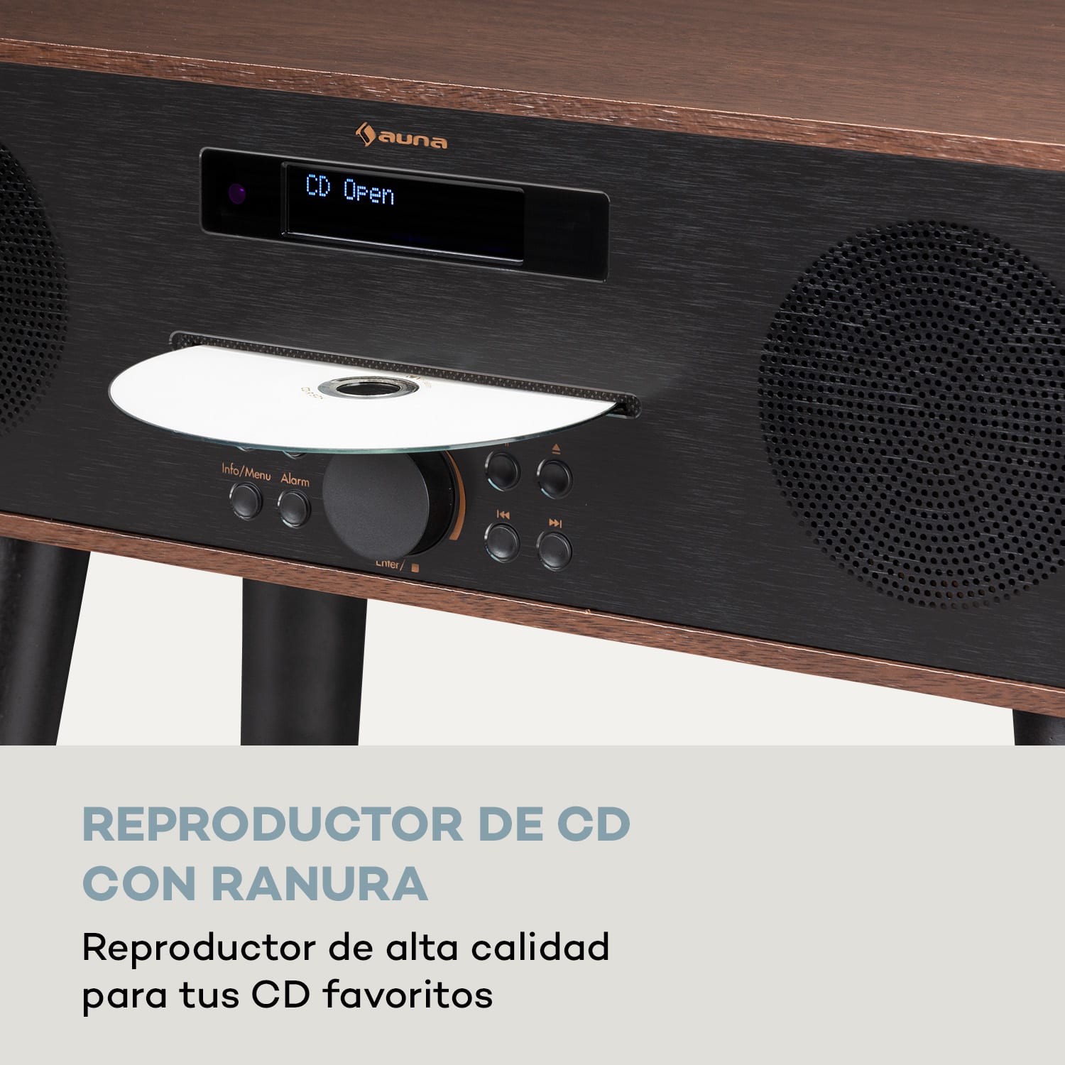 Silver Star CD-DAB 2x10W máx. Reproductor de CD con ranura DAB+ BT Alu 