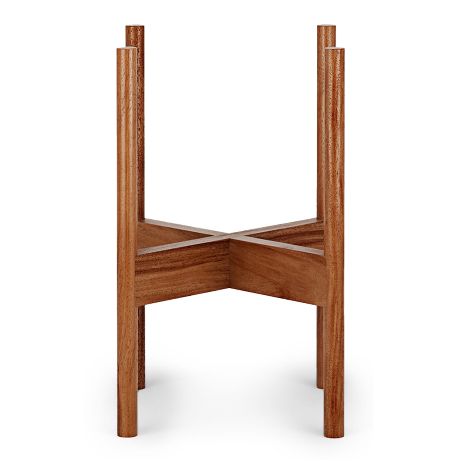 Zeist, stojan na rastliny, 2 výšky, kombinovateľný, zásuvný dizajn, prírodný M (Ø 25,4 cm) | Akácia