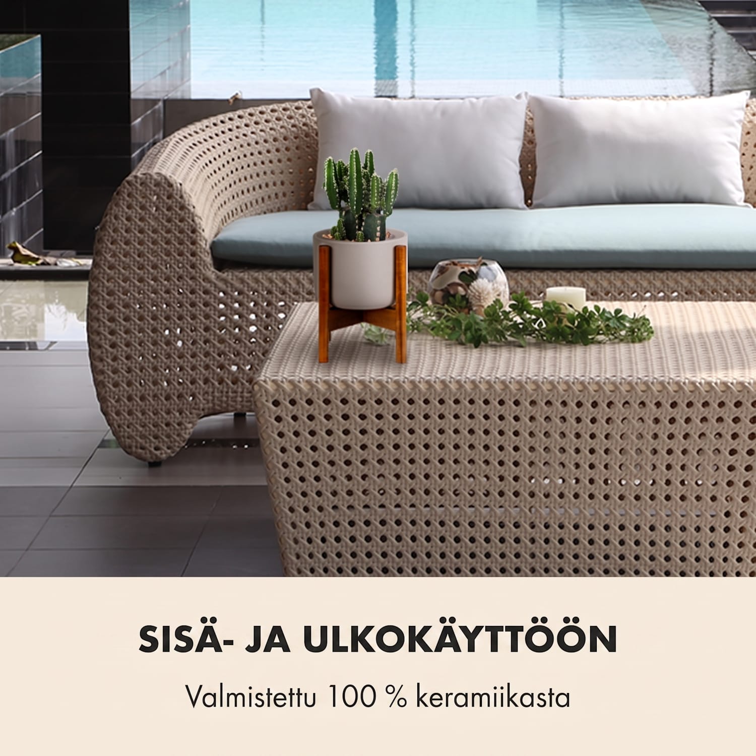 Thorn kukkaruukku jalustalla 50-luvun tyyli 2 kokoa XS (Ø 8,9 cm) | Keskiharmaa