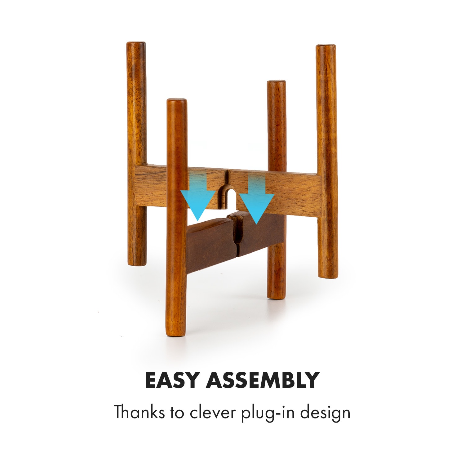 Thorn, kvetináč, so stojanom, štýl 50. rokov, 2 veľkosti XS (Ø 8,9 cm) | Stredne šedá