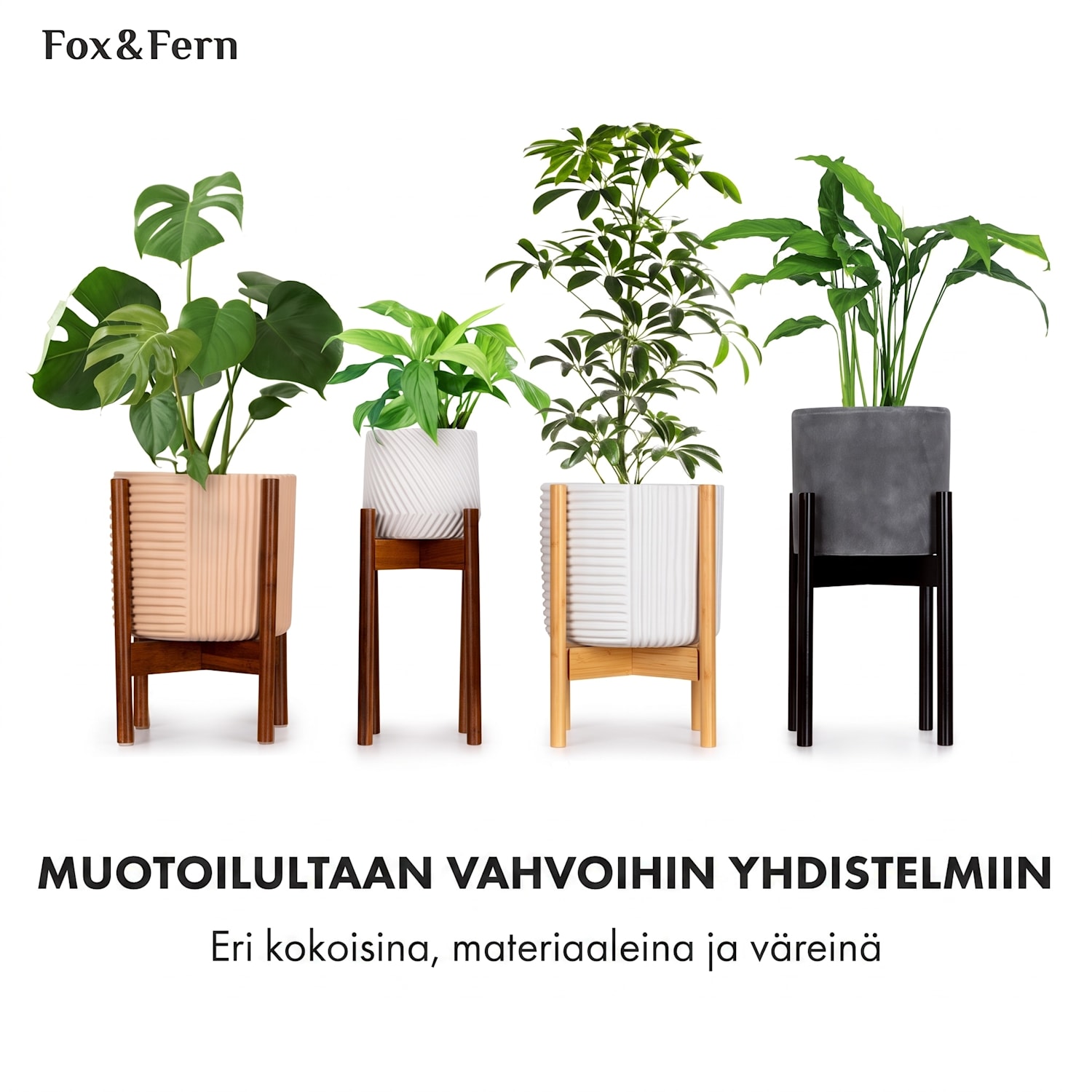 Kasviruukku suojaruukku kuitukivi sisälle/ulos XL (Ø 38,1 cm) | Valkoinen