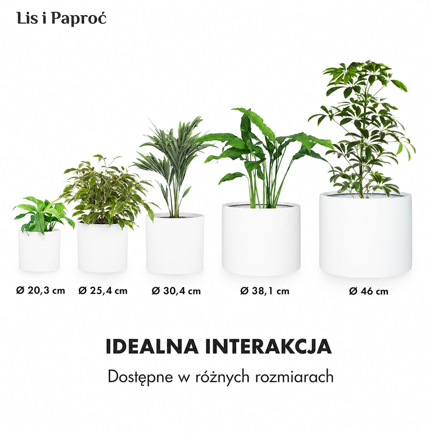Gendt, doniczka, osłonka na doniczkę, kamień włóknisty, in/outdoor L (Ø 30,48 cm) | Biały