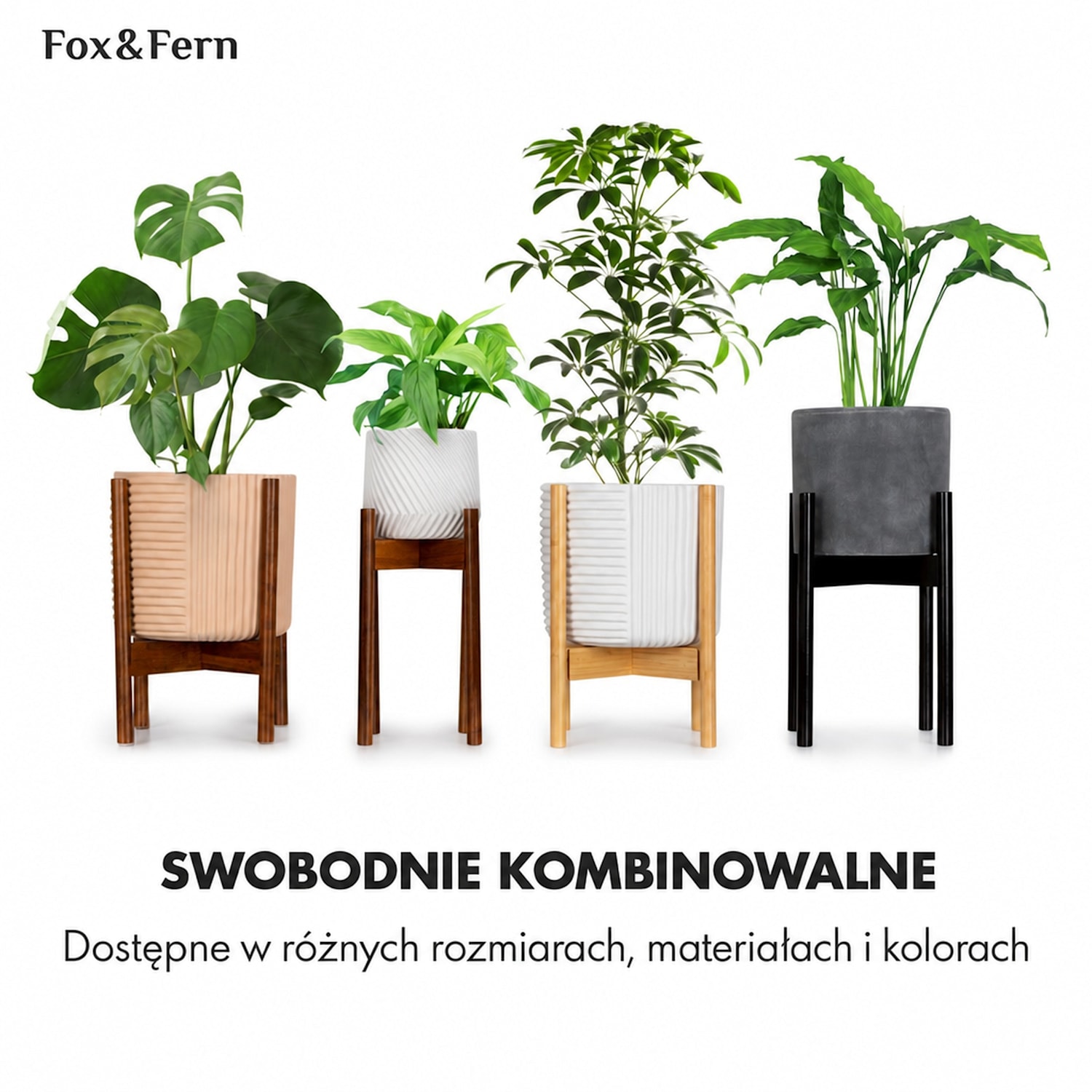 Heusden, doniczka, Polystone, przyjazna dla roślin, ręcznie wykonana S (Ø 20,3 cm) | Biały