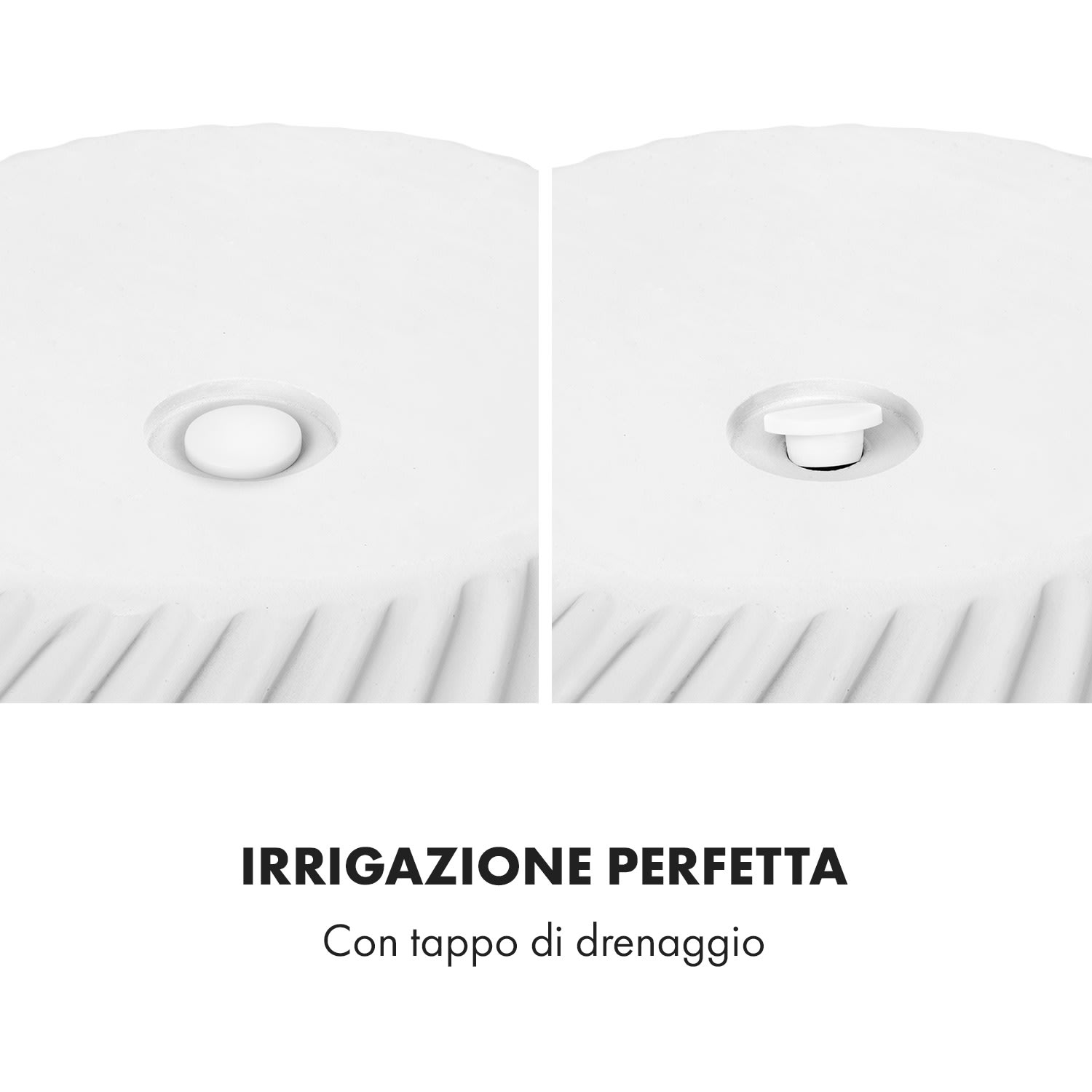 Heusden - Fioriera, set da 2 pz., polystone, ideale per le piante, realizzata a mano, effetto 3D 