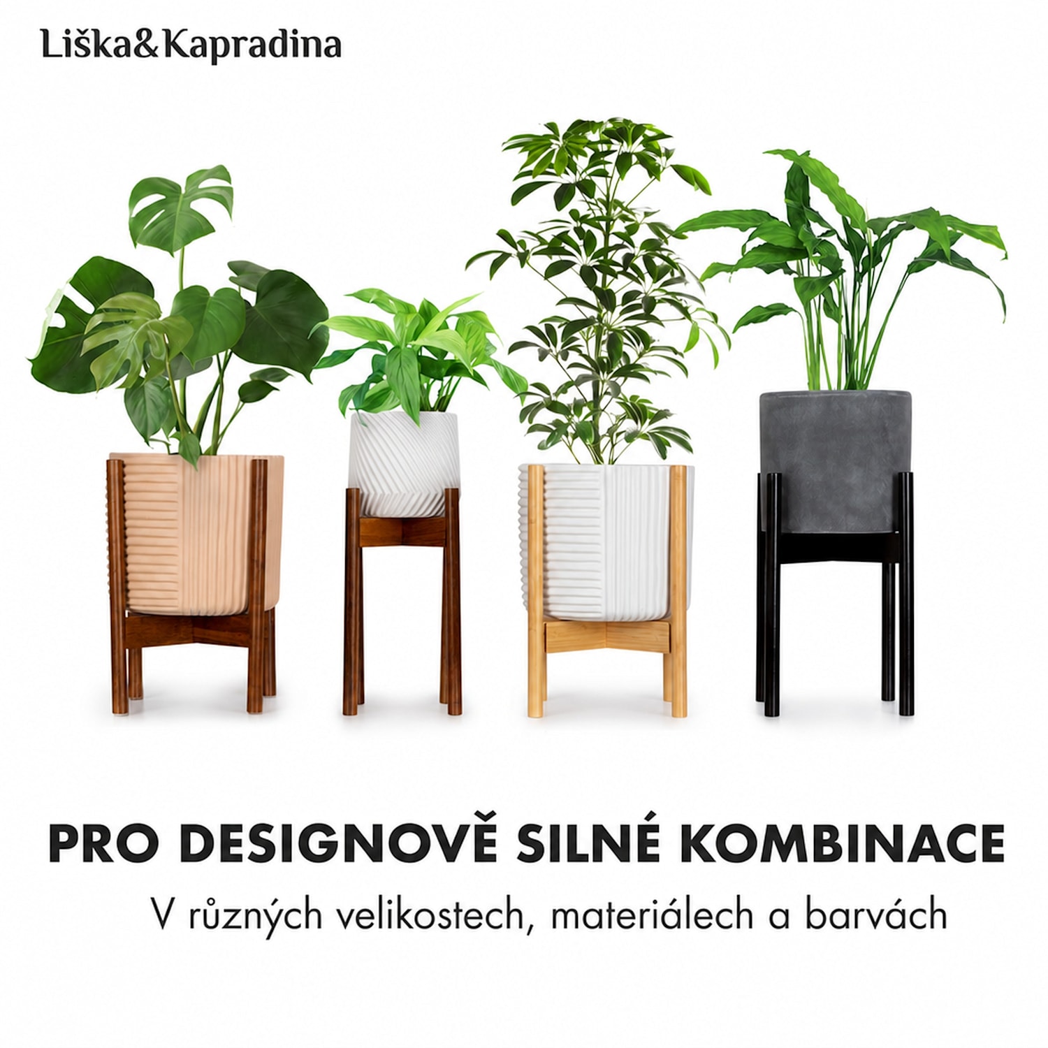 Květináč Almere Fibre Stone ideální pro rostliny, ručně vyrobený, kónický M (Ø 25,4 cm)
