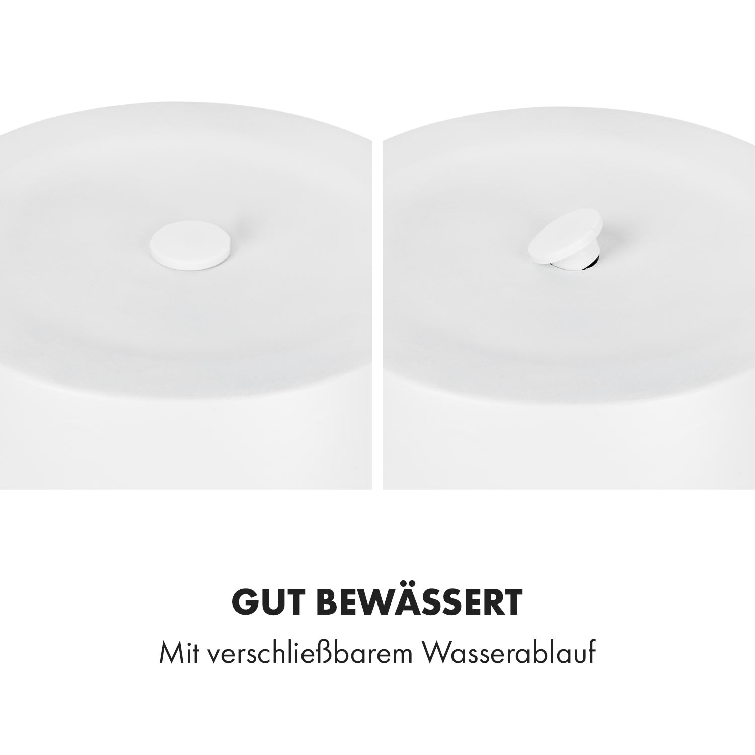 Almere Blumentopf Faserstein pflanzenfreundlich handgemacht konisch M (Ø 25,4 cm)