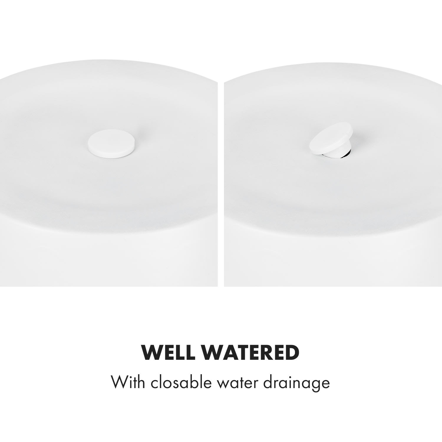 Almere Virágcserép Fibre Stone ideális növények részére, kézzel készített, kúp alakú M (Ø 25,4 cm)