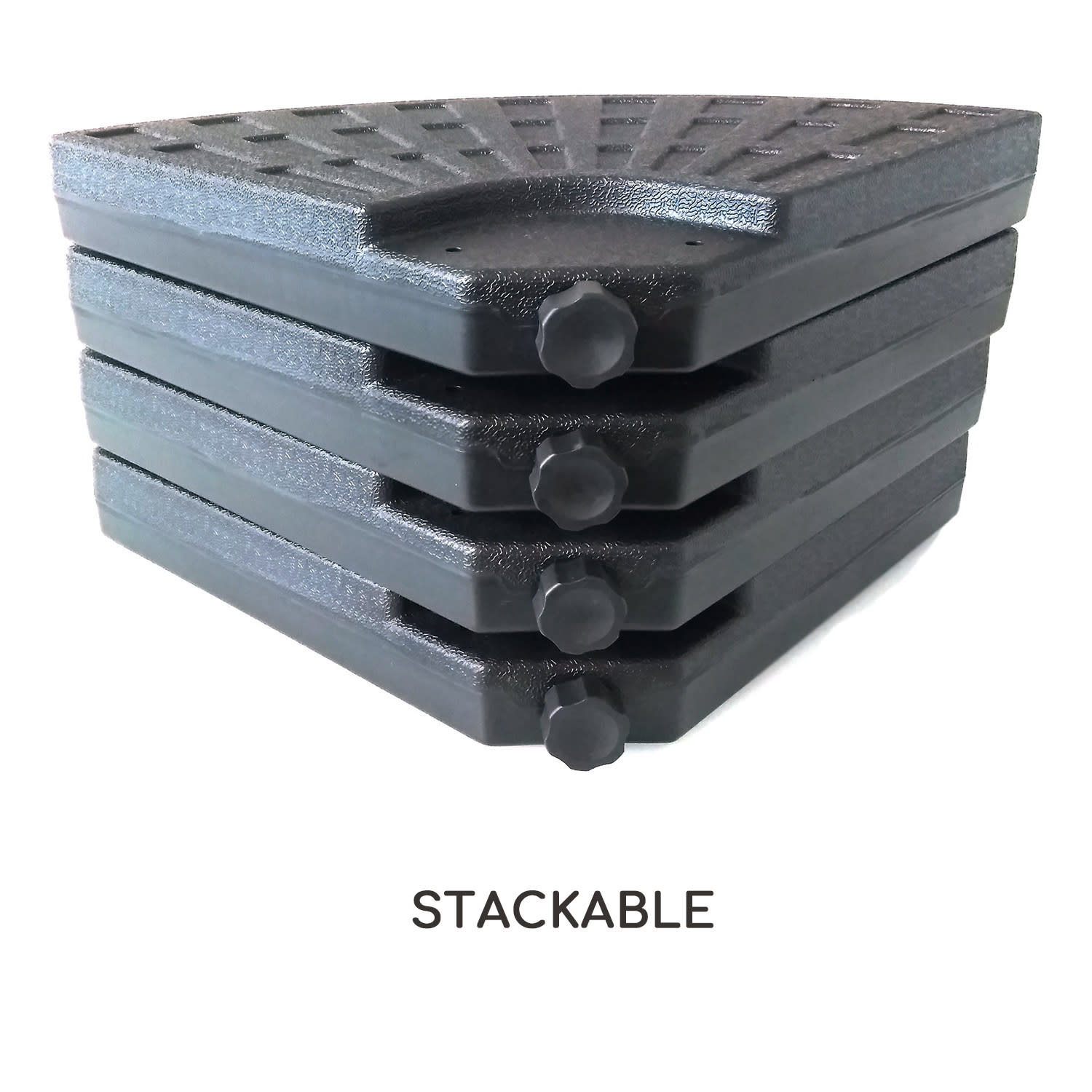 Limousin Parasol Stand Weights 72 kg Empty weights 4-piece set 