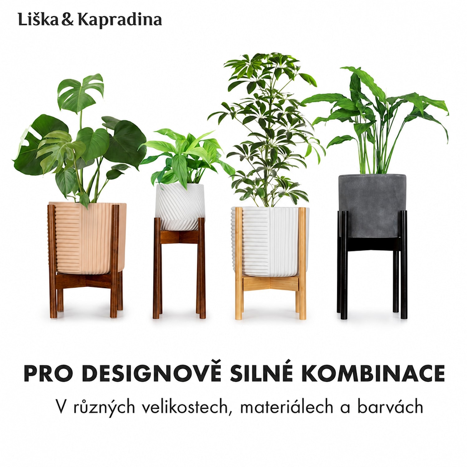 Květináč Hasselt z polystonu, ručně vyrobený, vhodný pro rostliny ve 3D vzhledu. M (Ø 25,4 cm) | Bílá