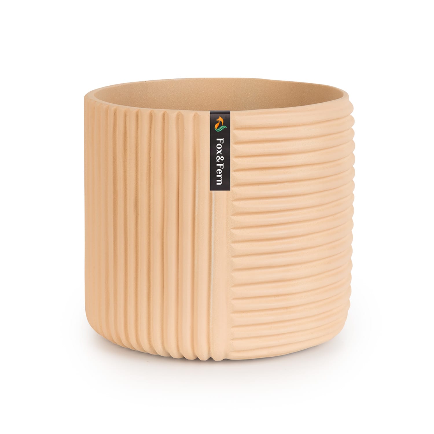 Květináč Hasselt z polystonu, ručně vyrobený, vhodný pro rostliny ve 3D vzhledu. L (Ø 30,48 cm) | Pískovec