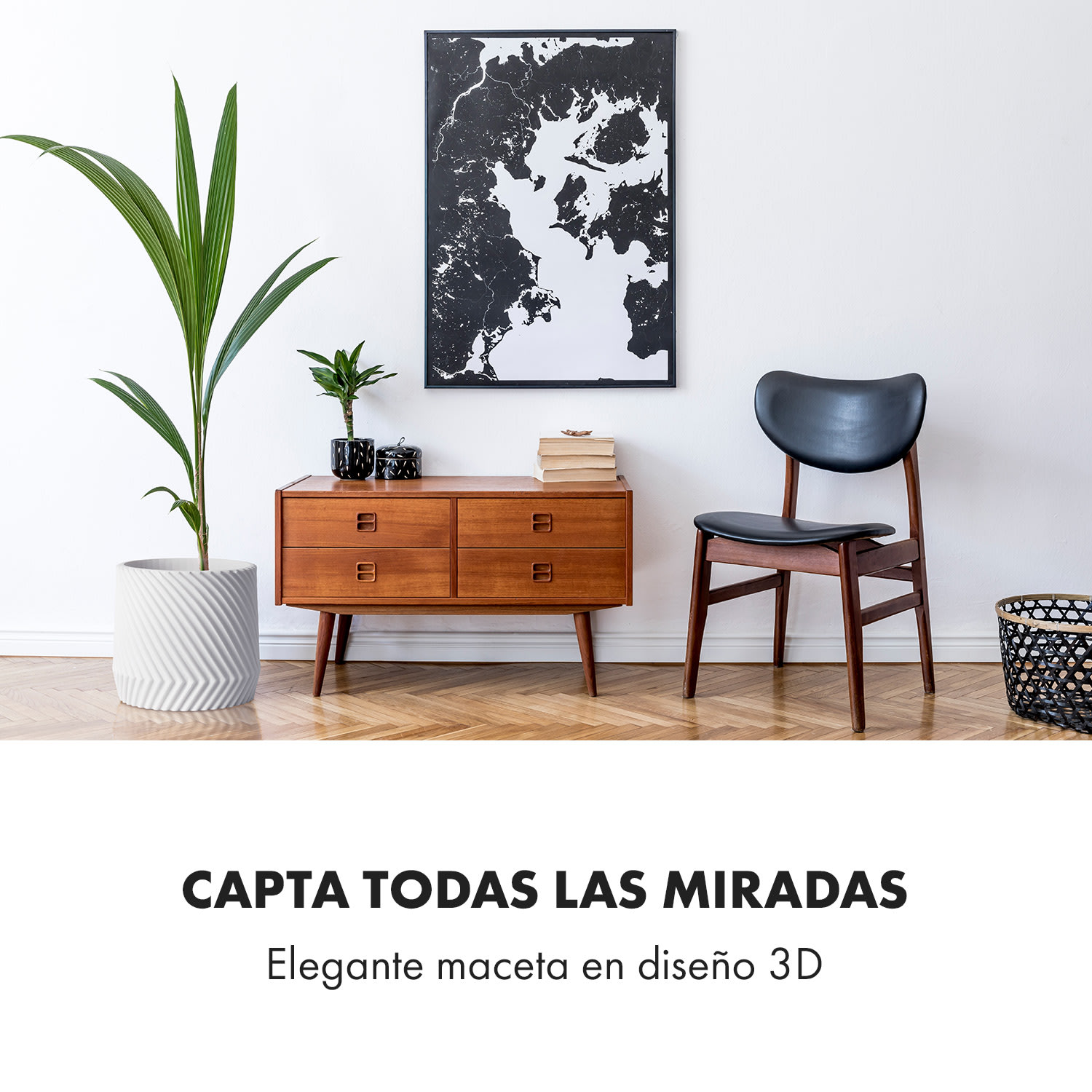 Maceta hecha a mano de polystone apto para plantas 