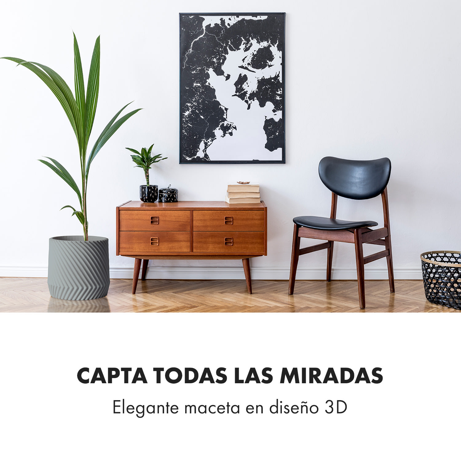 Maceta hecha a mano de polystone apto para plantas 