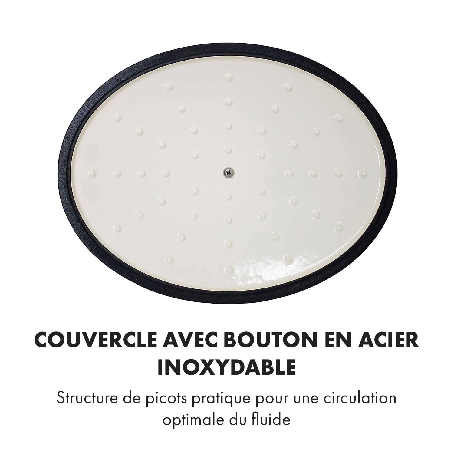 Podolica sauteuse 4 litres Casserole en fonte émaillée ovale deux poignées 4 Ltr. | Rouge
