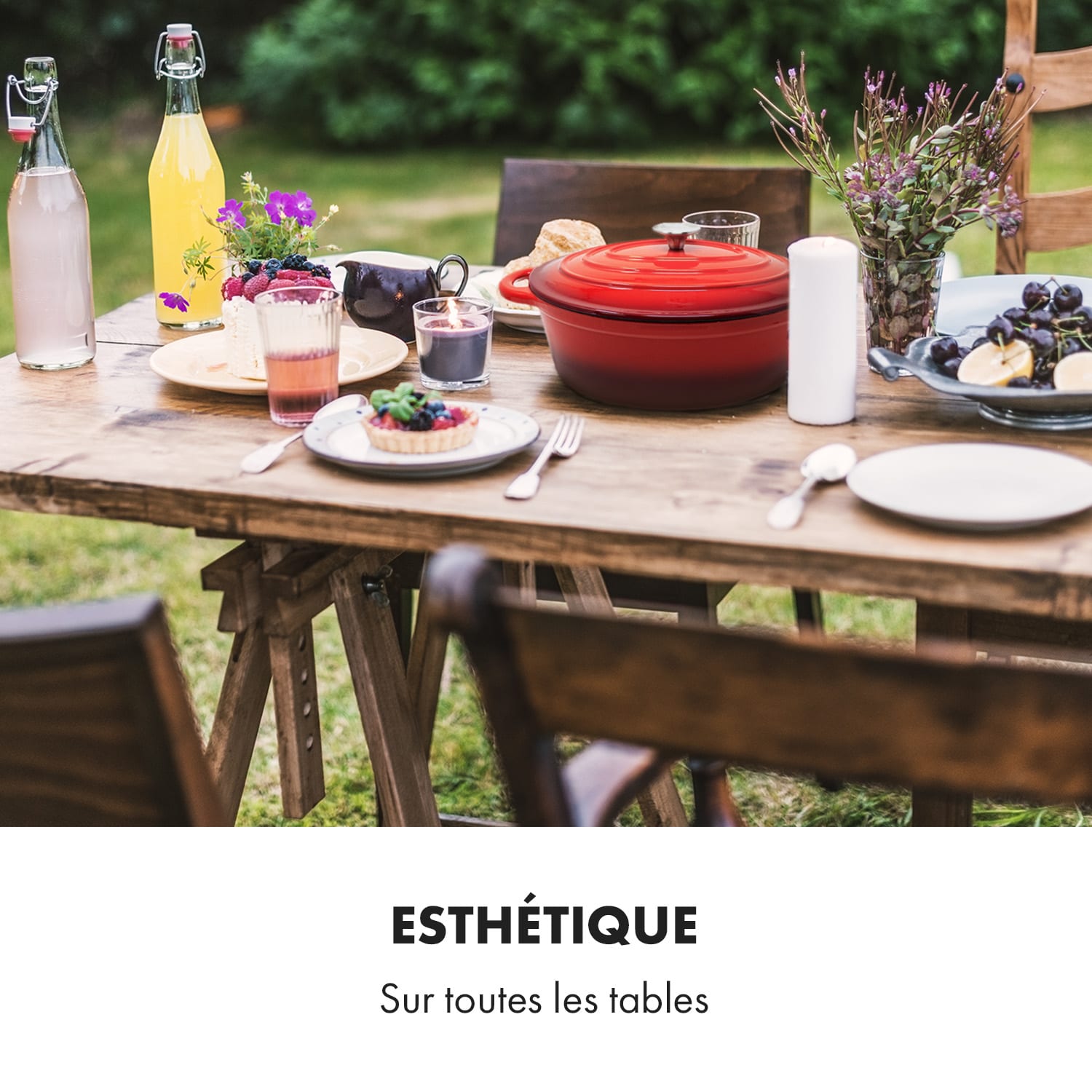 Podolica sauteuse 4 litres Casserole en fonte émaillée ovale deux poignées 4 Ltr. | Rouge