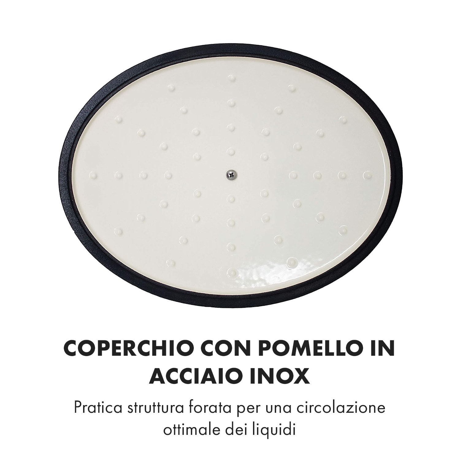 Podolica - Casseruola, 4 litri, ghisa, smaltata, ovale, due impugnature 4 Ltr. | Rosso